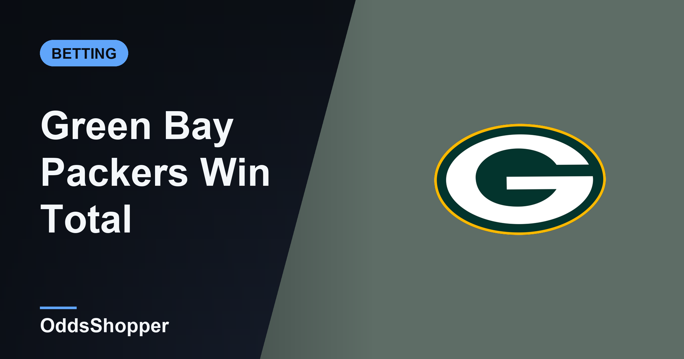 Green Bay Packers Win Total 2026: Over/Under Wins & Odds