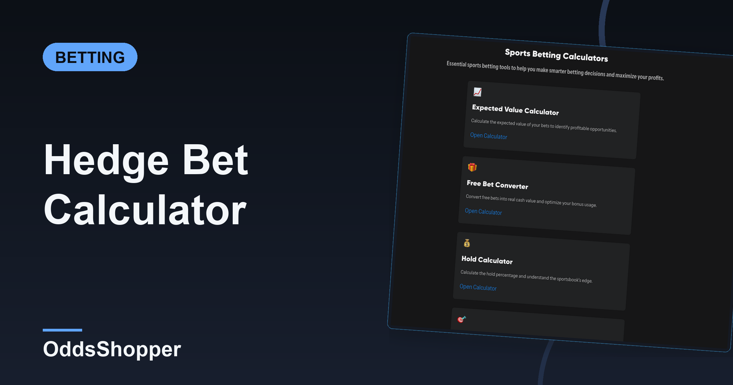 Hedge Bet Calculator: Lock In A Return On A Live Ticket