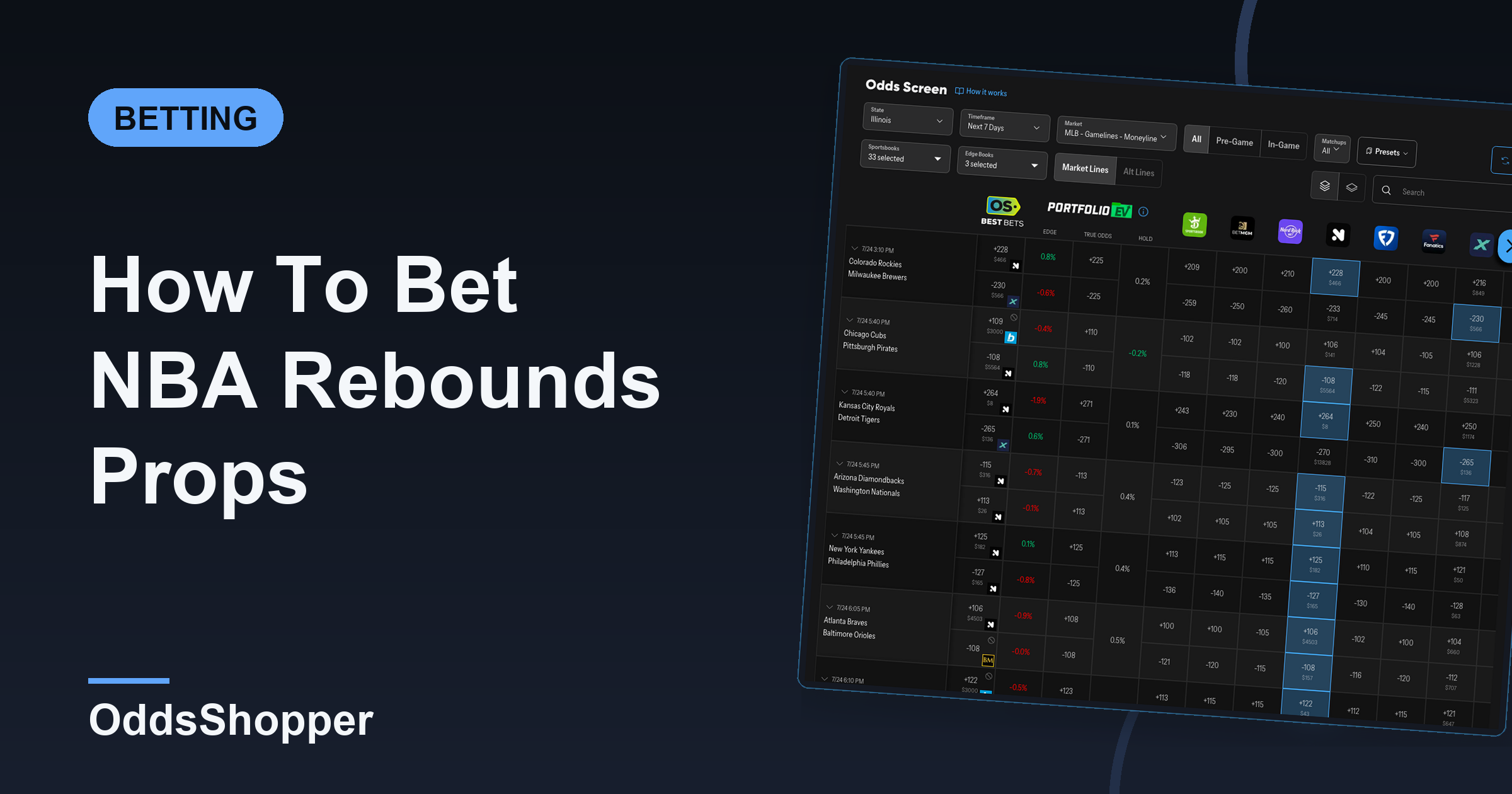 How To Bet NBA Rebounds Props: A Strategy Guide