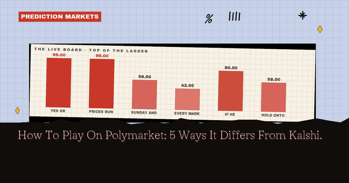 How To Play On Polymarket: 5 Ways It Differs From Kalshi