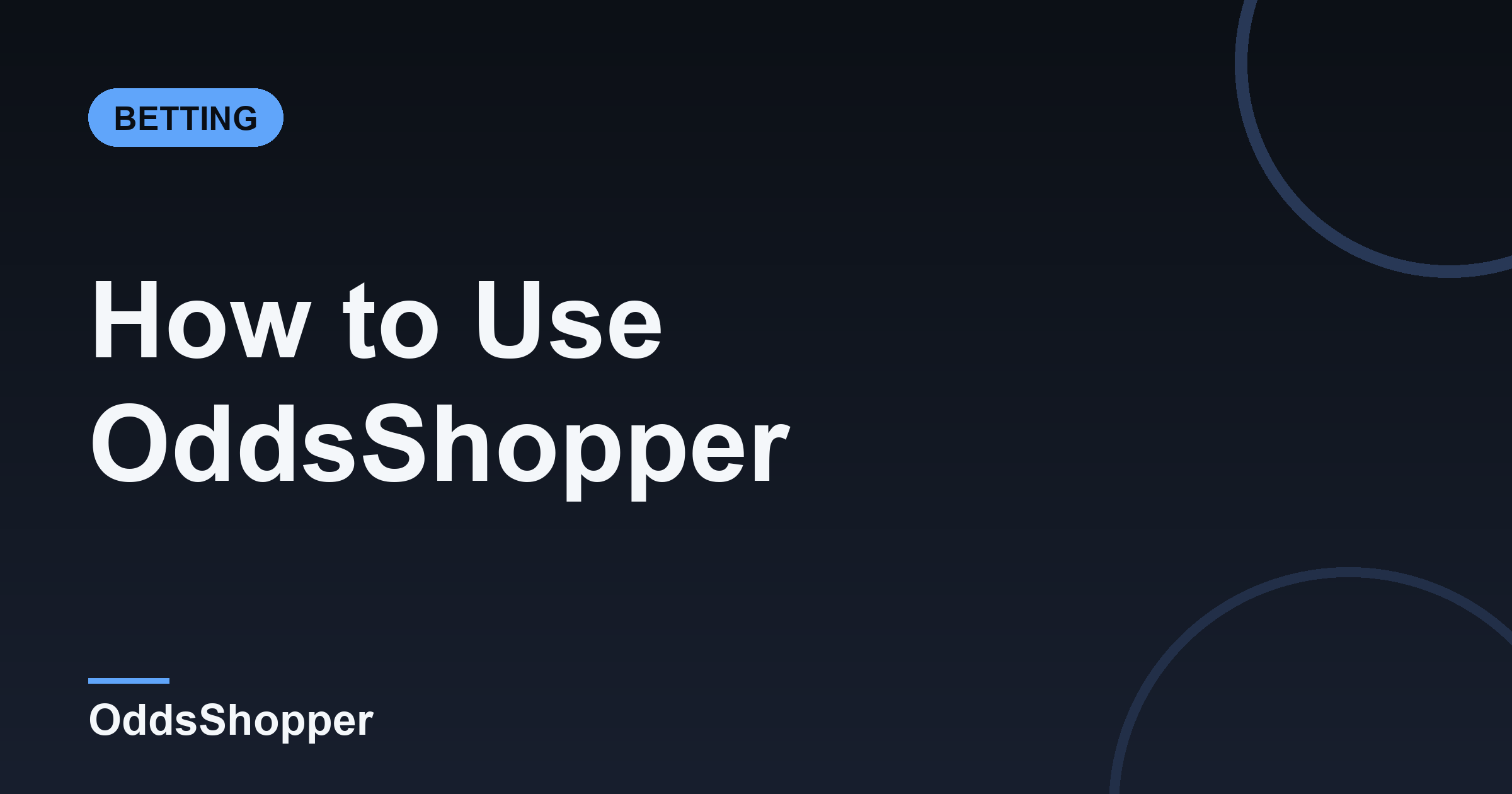 How To Use OddsShopper Portfolio EV: Full Tutorial