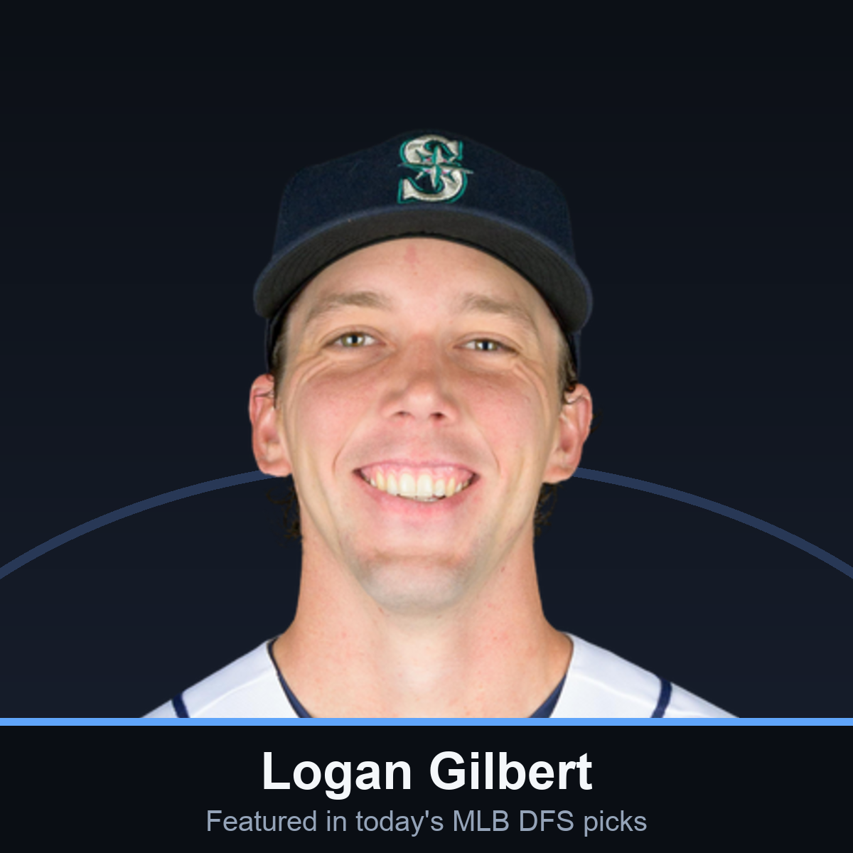 Logan Gilbert — featured player in DraftKings MLB DFS Cheat Sheet for August 13