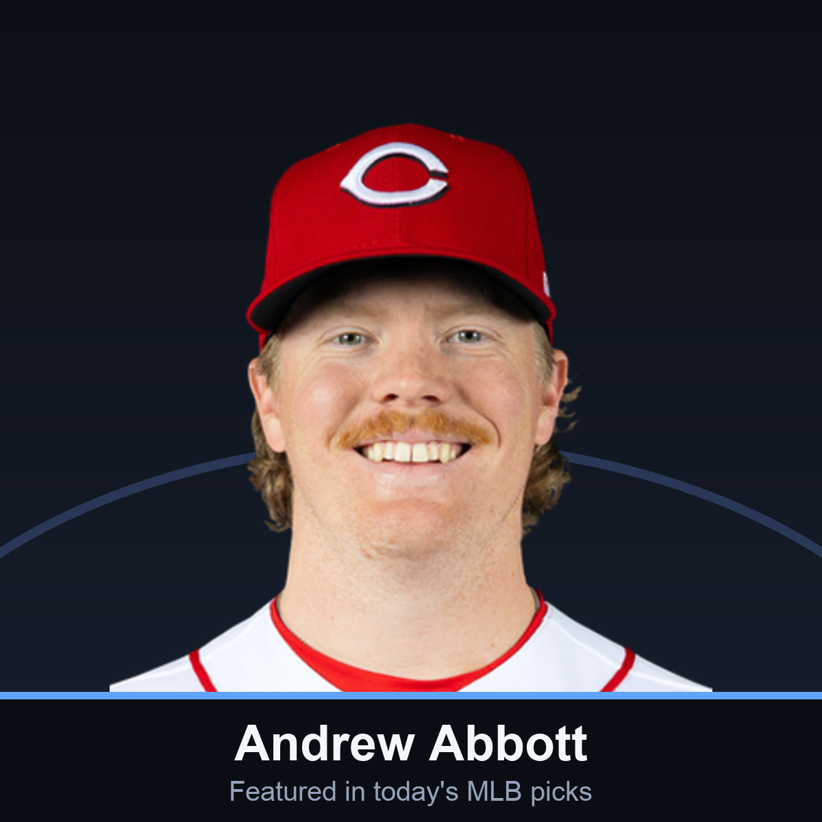 Andrew Abbott, the Reds lefty who gave up Bregman's first-inning homer Saturday, from Lindy's Long Balls recap