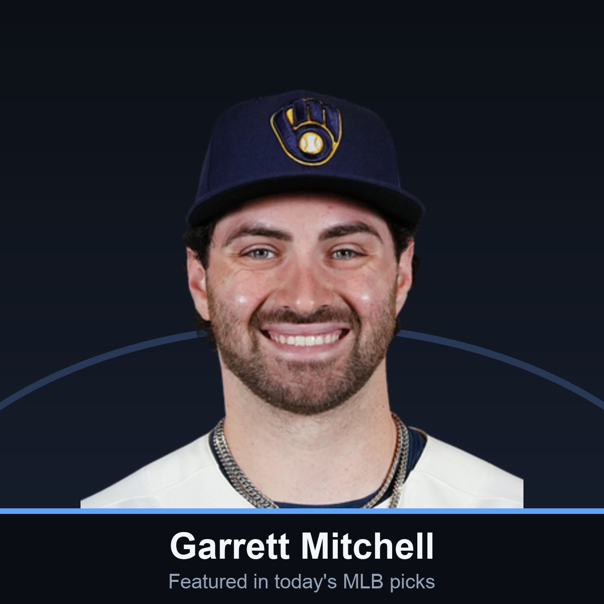 Garrett Mitchell — featured player in Lindy's MLB Picks Today