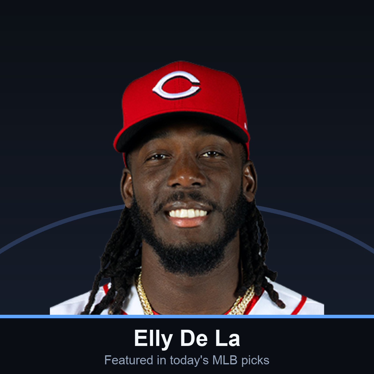 Elly De La — featured player in Lindy's MLB Picks Today