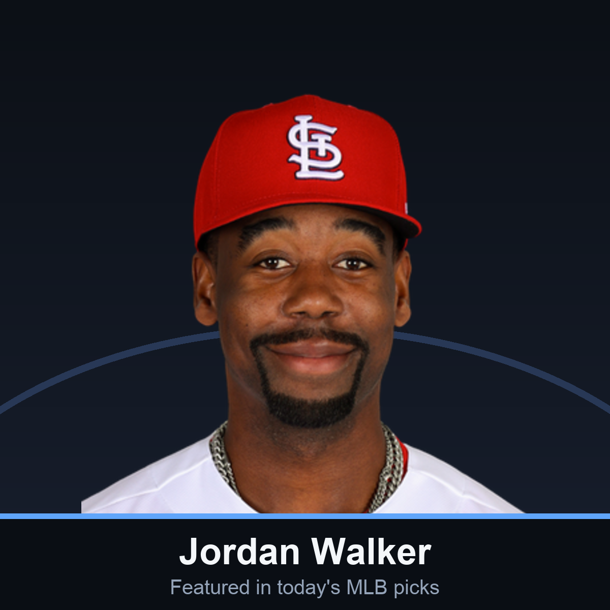 Jordan Walker — featured player in Lindy's MLB Picks