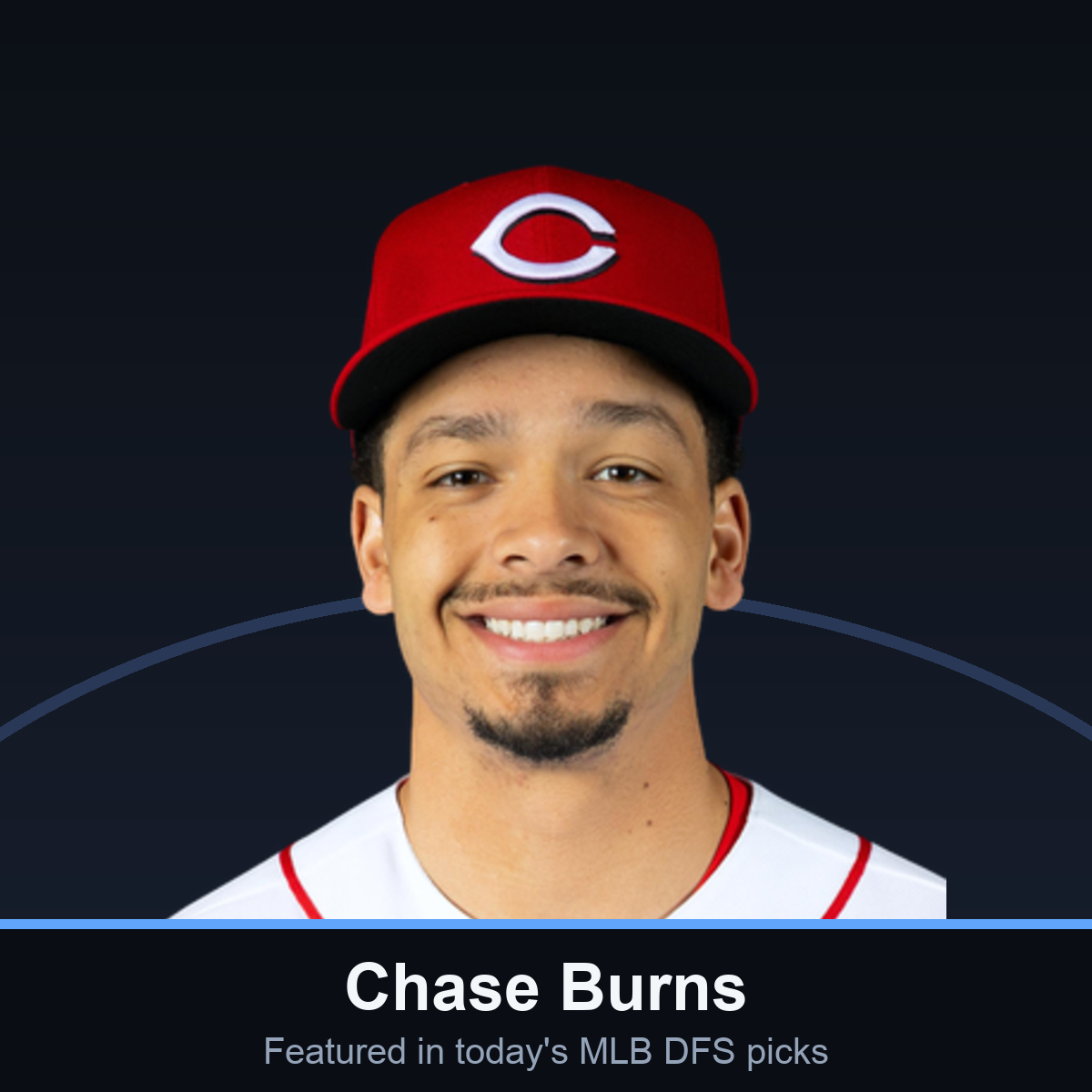 Chase Burns — featured player in MLB DFS Live Before Lock Picks