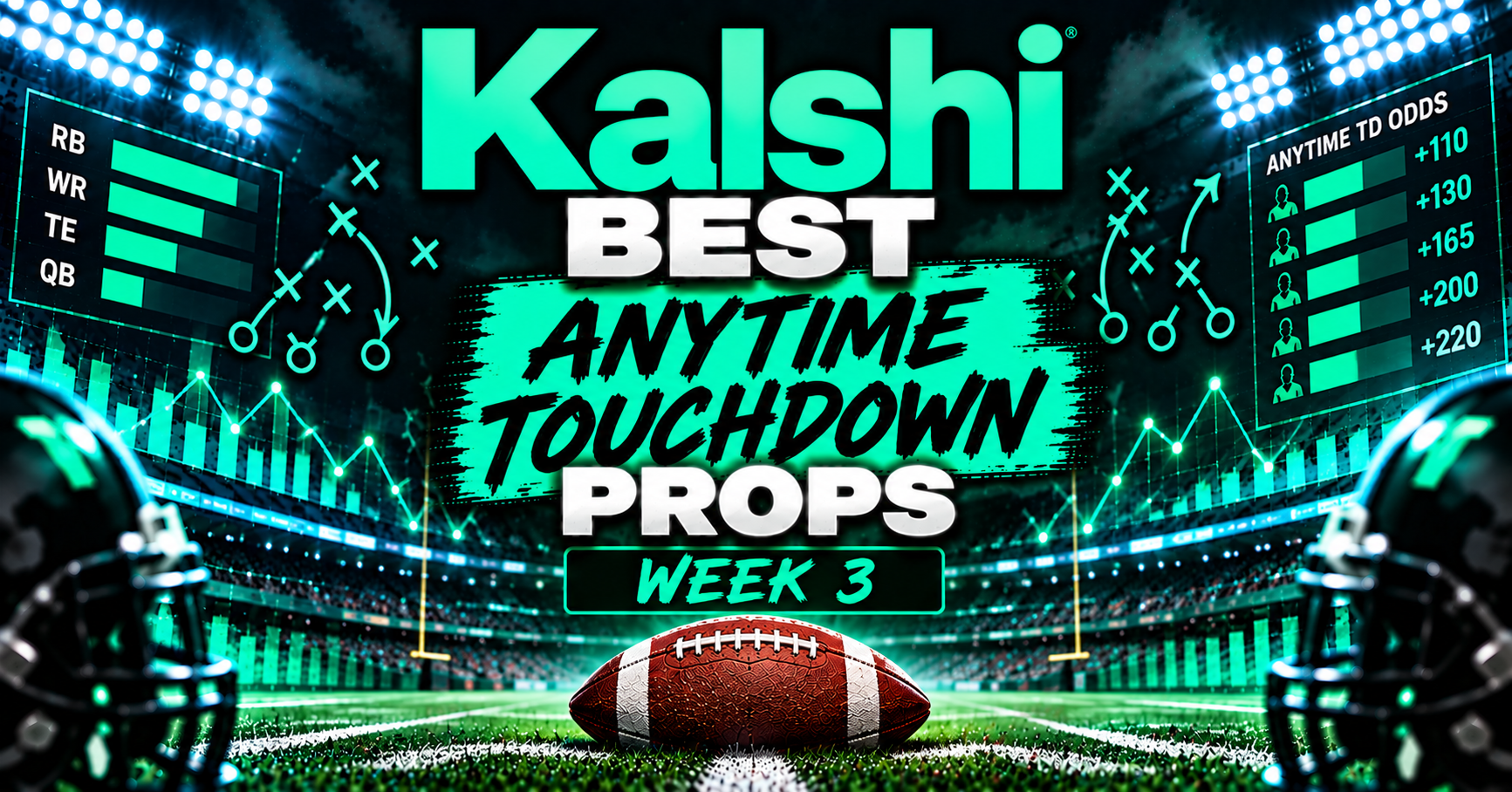 Best Kalshi Anytime TD Props: Three Mispriced Sunday Plays