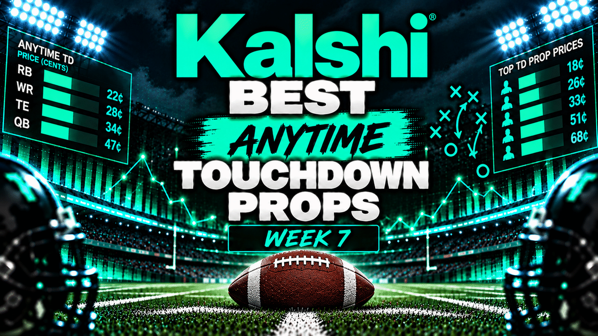 Best Kalshi Anytime Touchdown Props for Week 7: One Play in Every Sunday Window