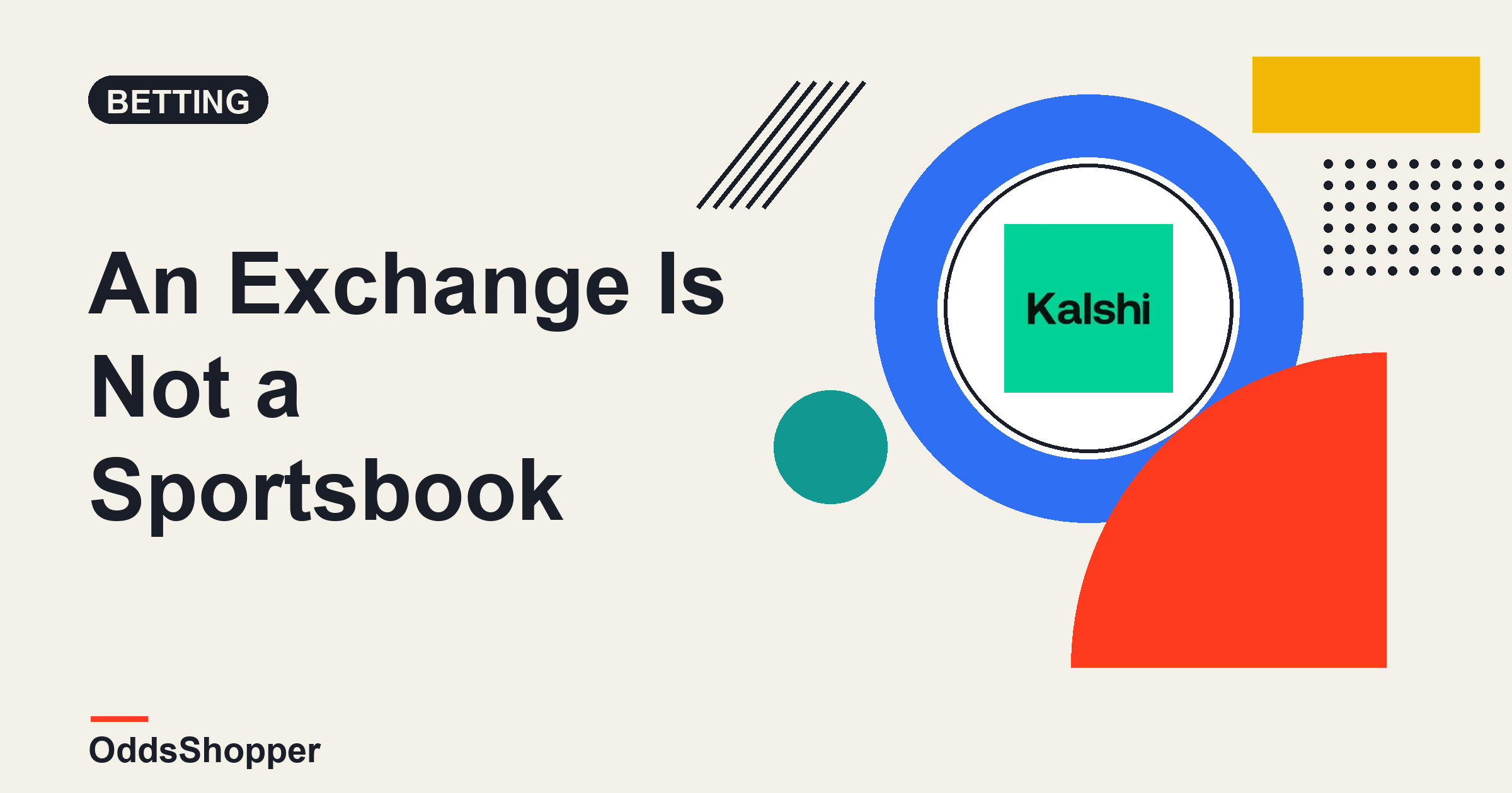 An Exchange Is Not A Sportsbook: Prediction Market Vs Sportsbook