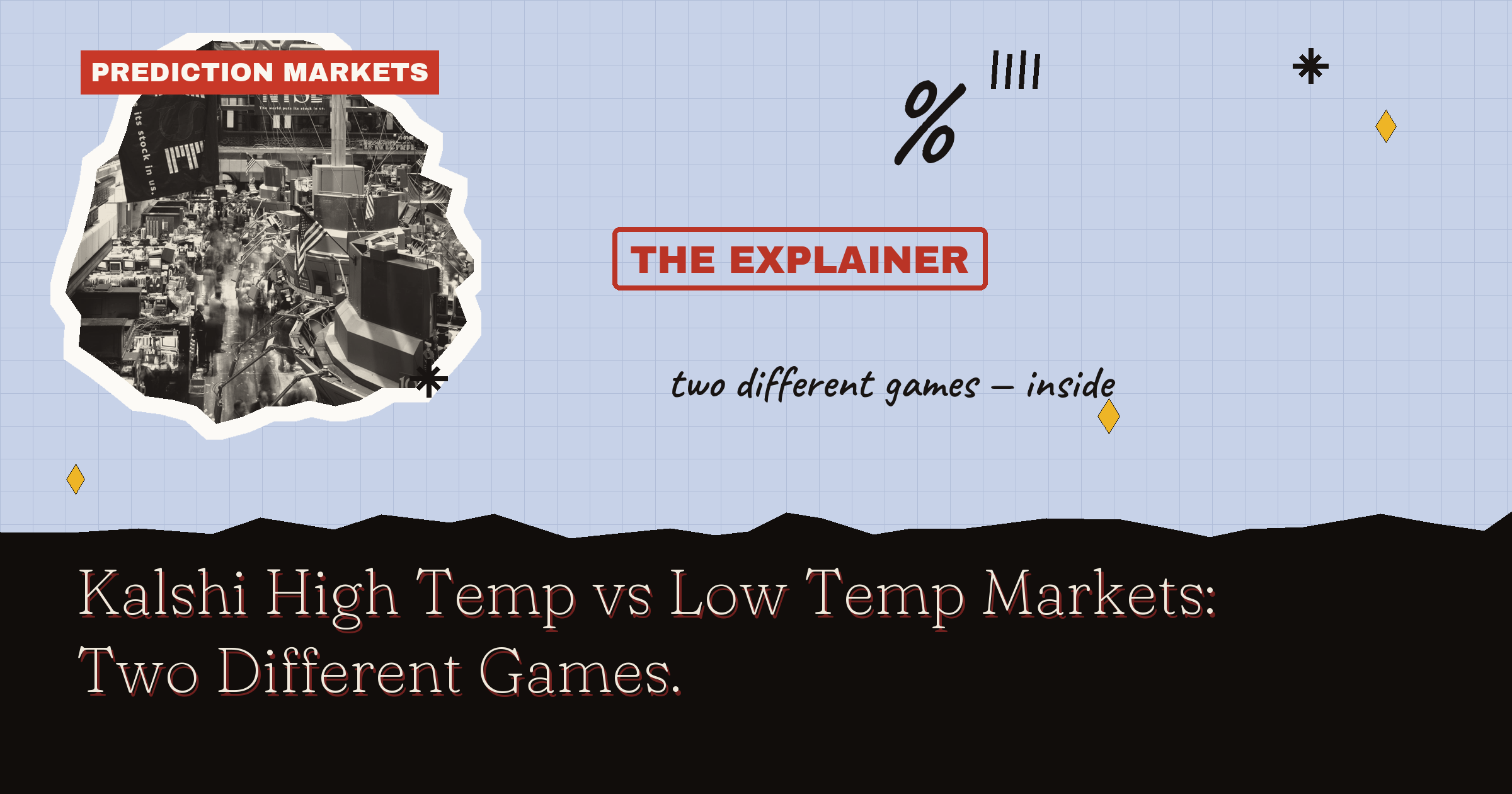 Kalshi High Temp Vs Low Temp Markets: Two Different Games