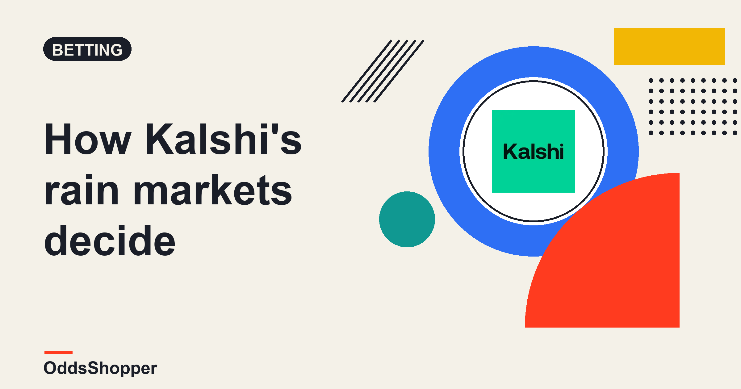 How Kalshi's Rain Markets Decide It Rained