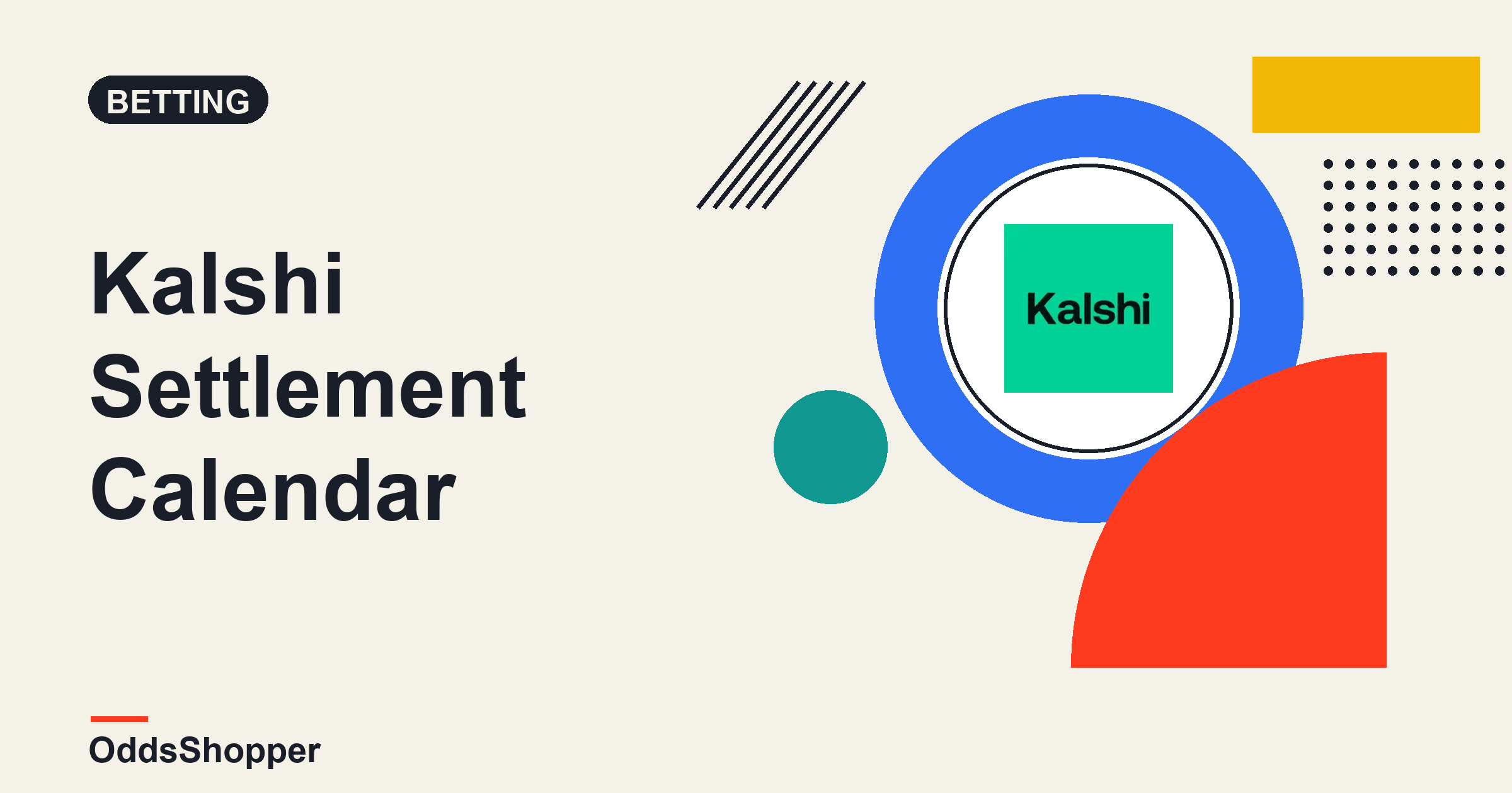 Kalshi Settlement Calendar: CPI, UFC 330, St. Jude Week