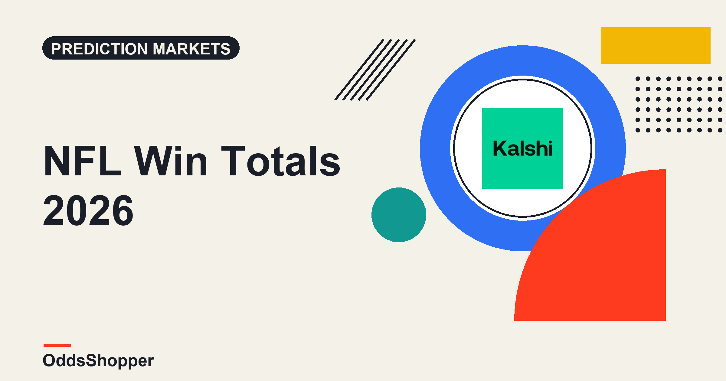 NFL Win Totals 2026: Kalshi Vs DraftKings Vs FanDuel Split