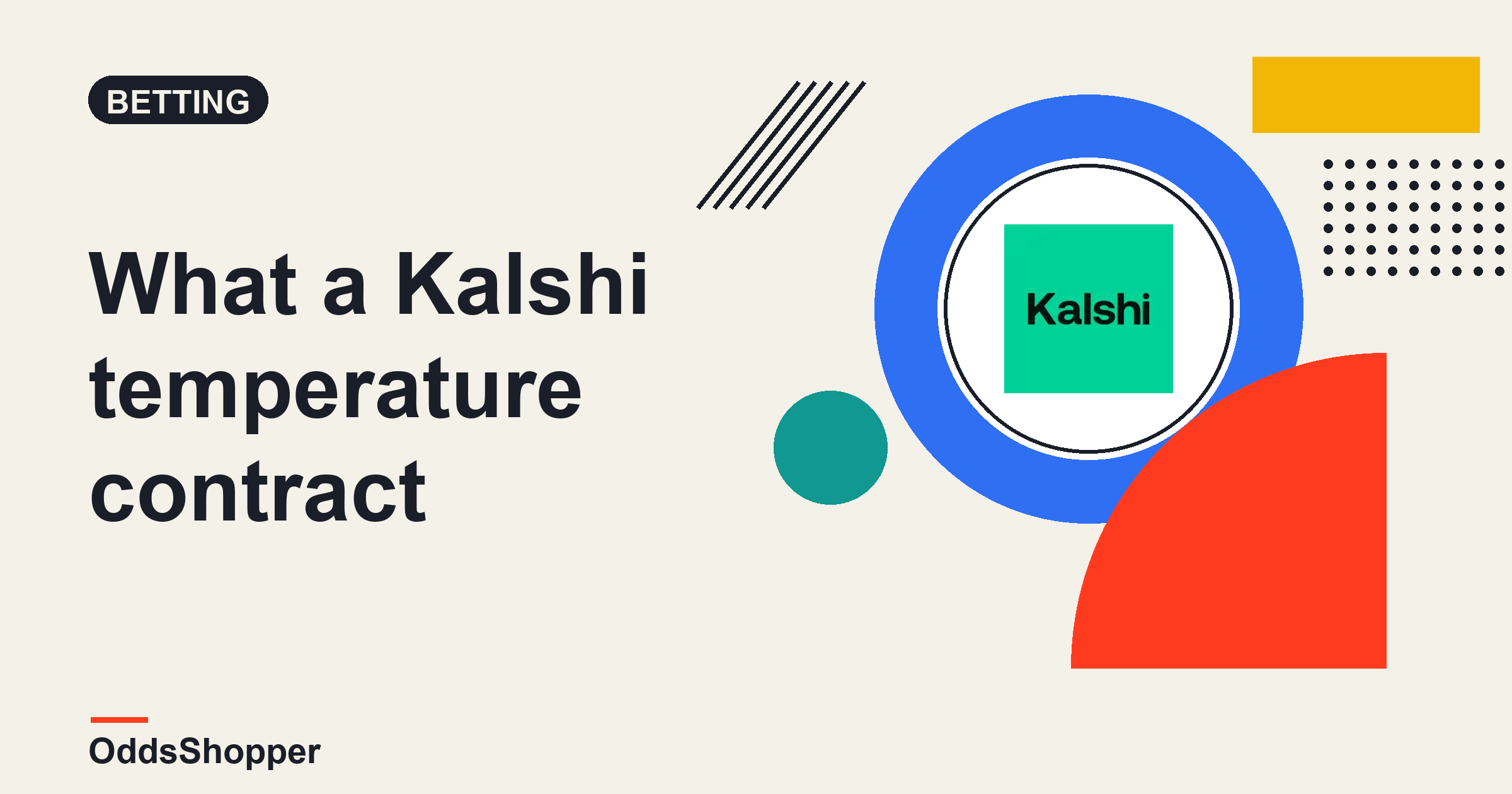 What A Kalshi Temperature Contract Actually Is