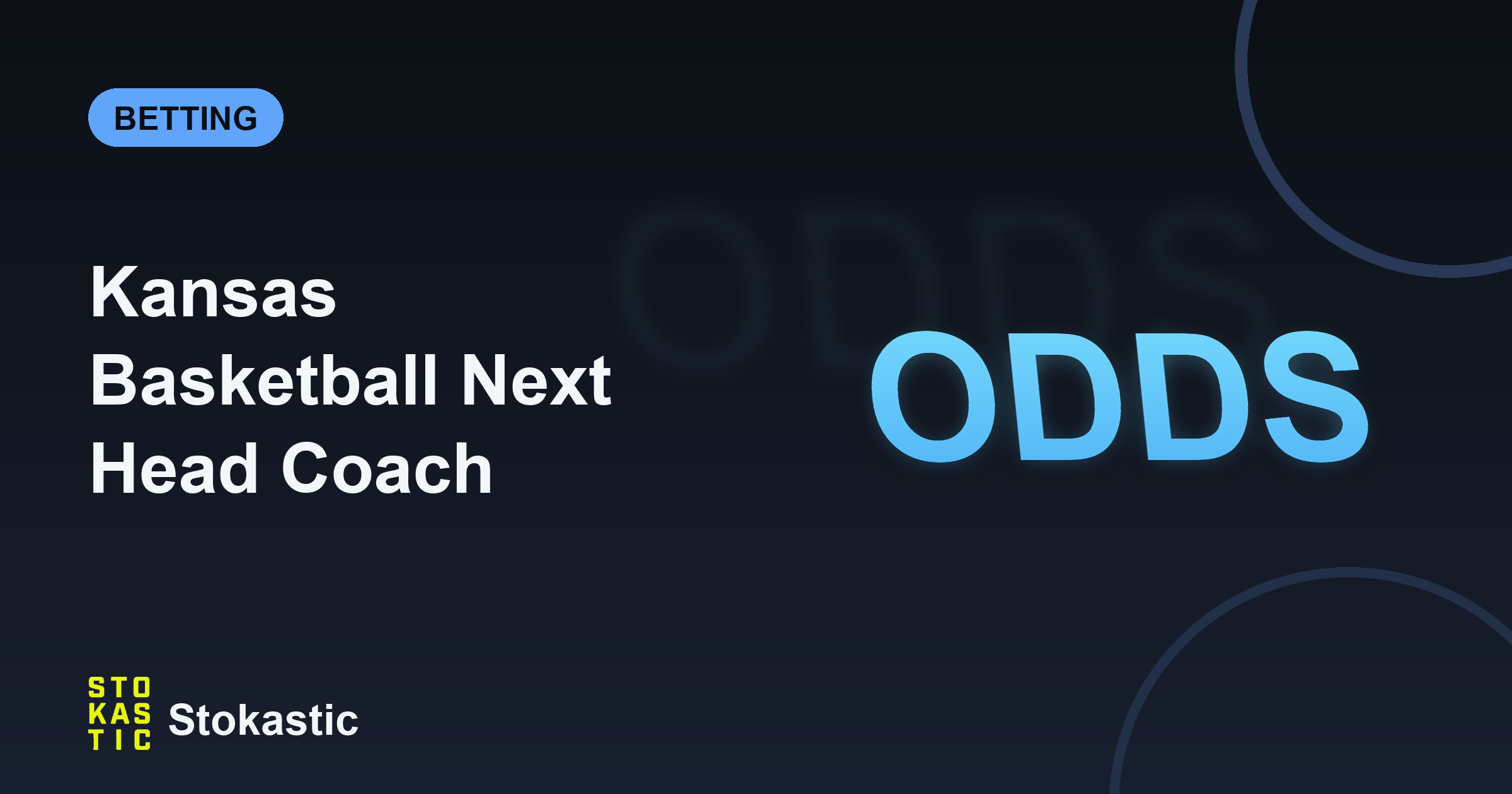 Kansas Basketball Next Head Coach Odds: Board Vs Models