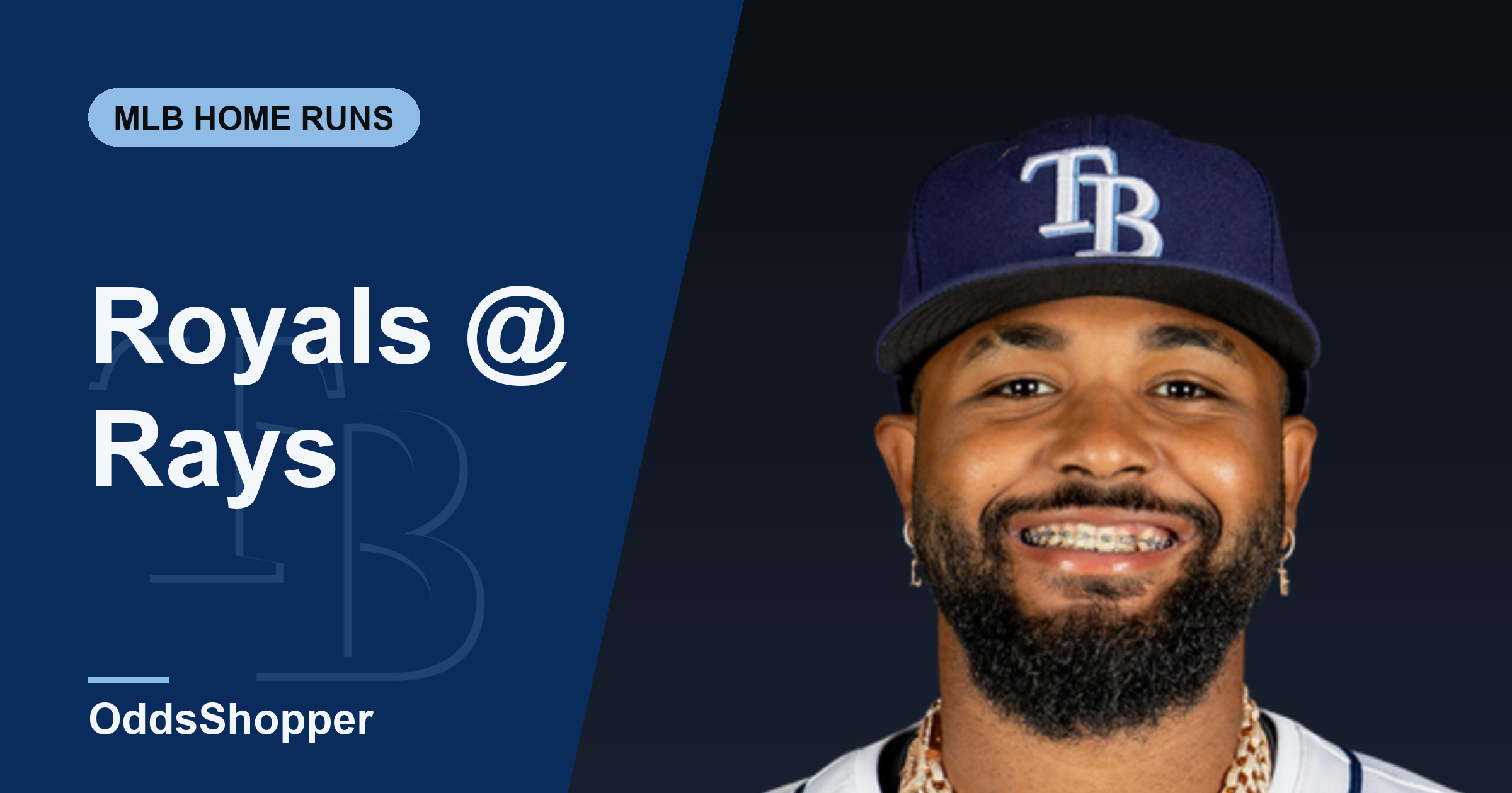 Royals vs Rays Home Run Picks Today: Caminero +350