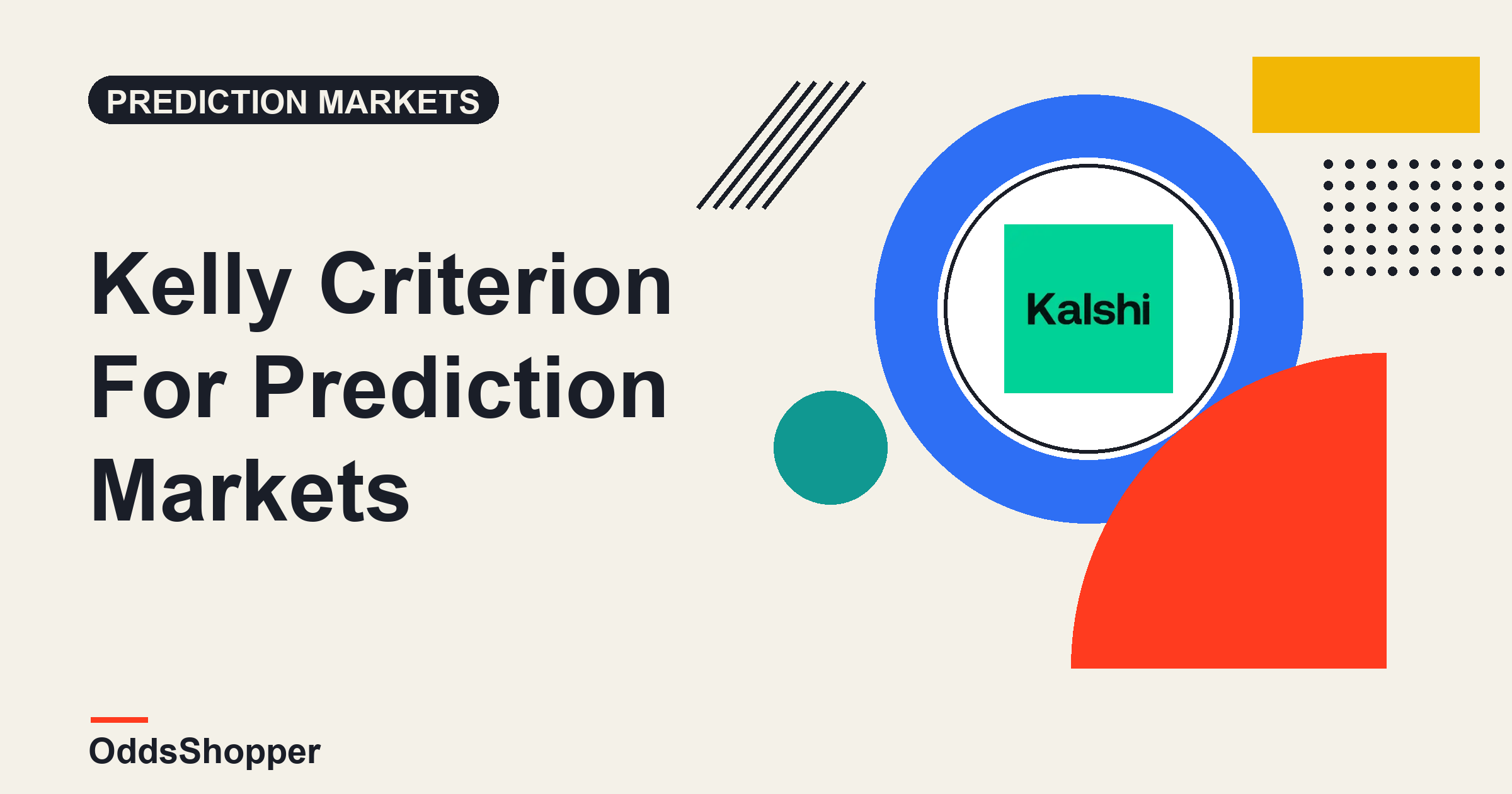 Kelly Criterion For Prediction Markets: How Much To Put On A Contract