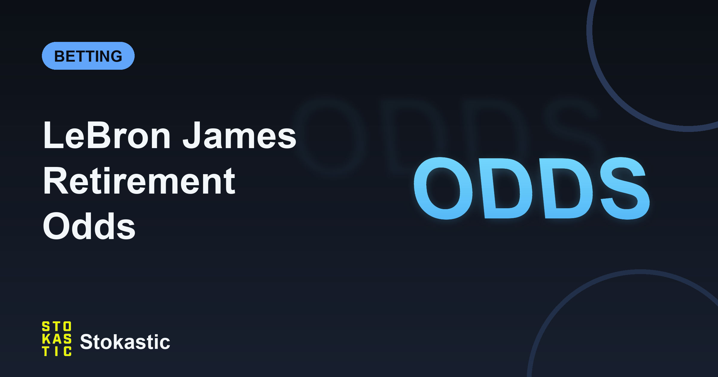 LeBron James Retirement Odds: The Market Says 2%