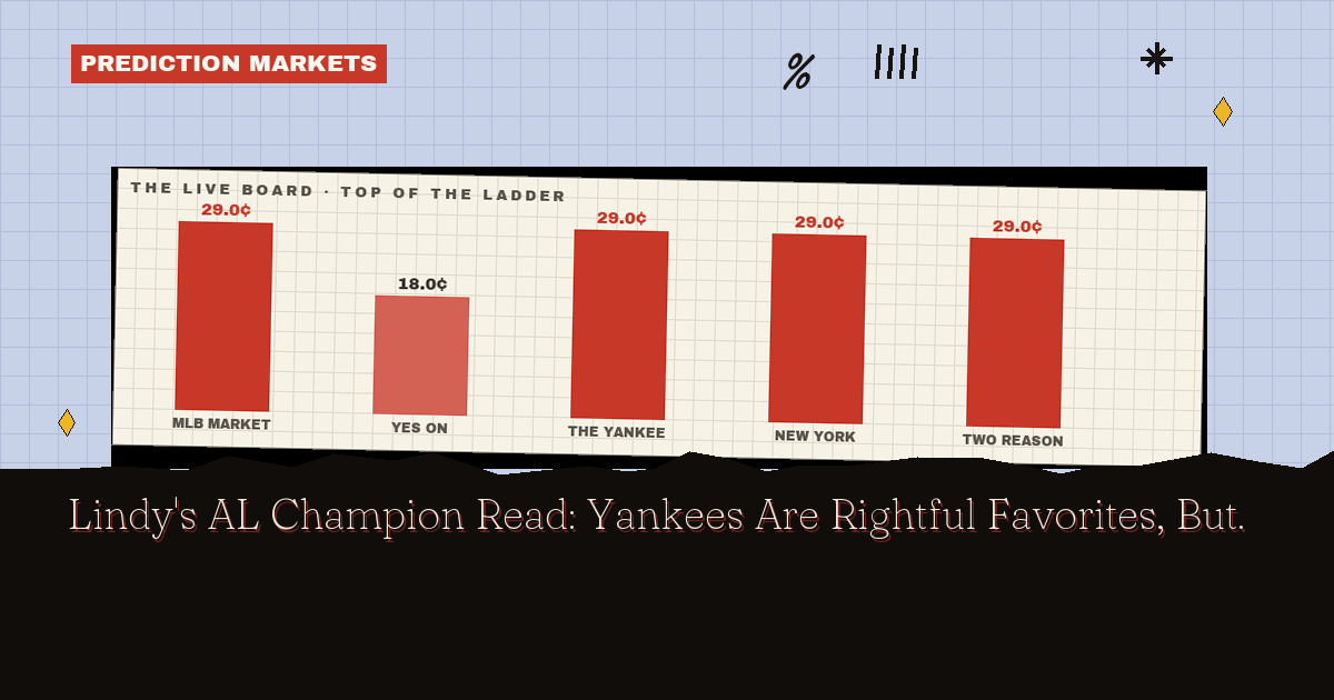 Lindy's AL Champion Read: Yankees Are Rightful Favorites, But The Best Value Is In Their Own Division