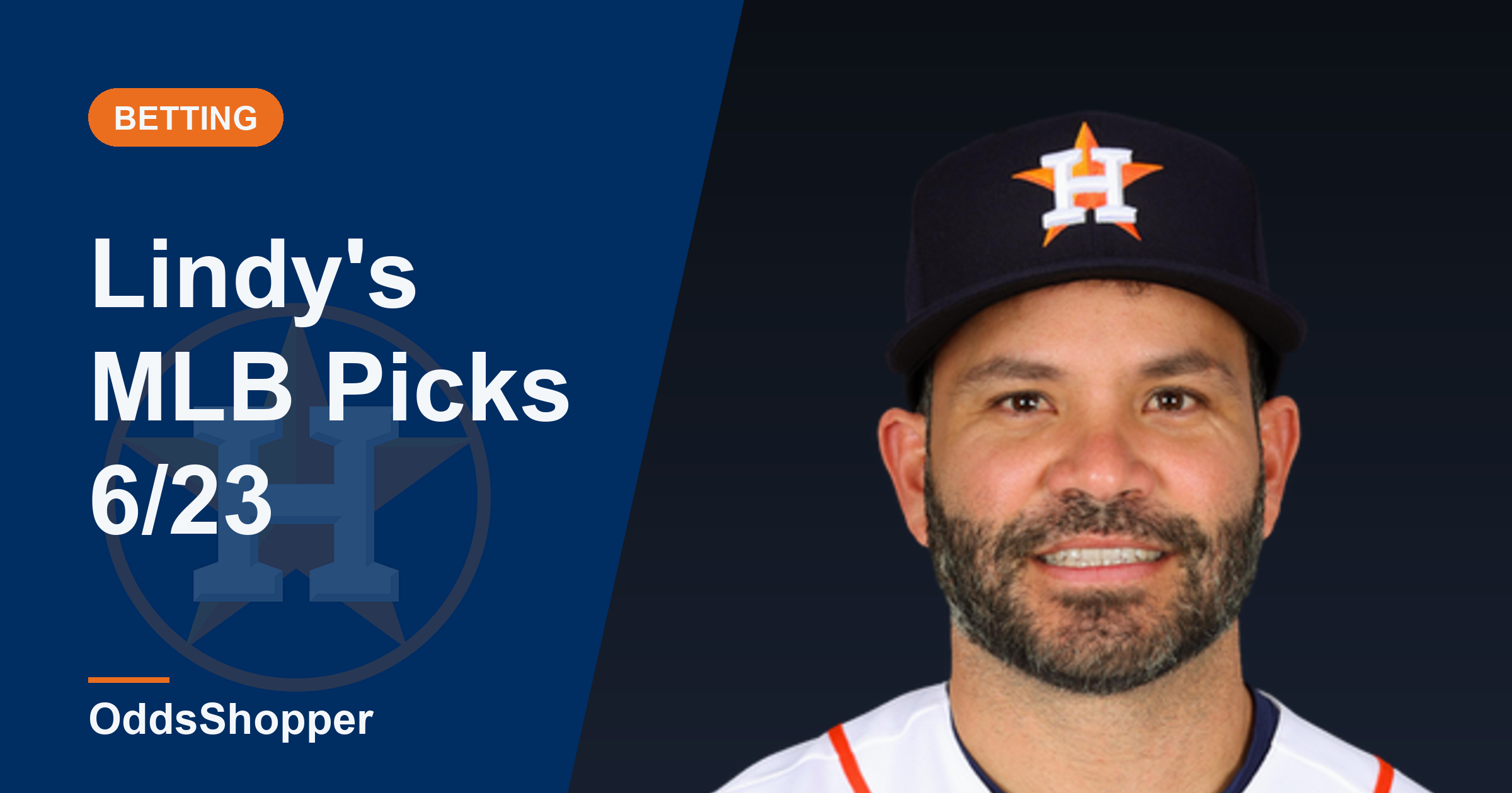 Lindy's MLB Picks 6/23: Altuve HR Banger, Priced +575