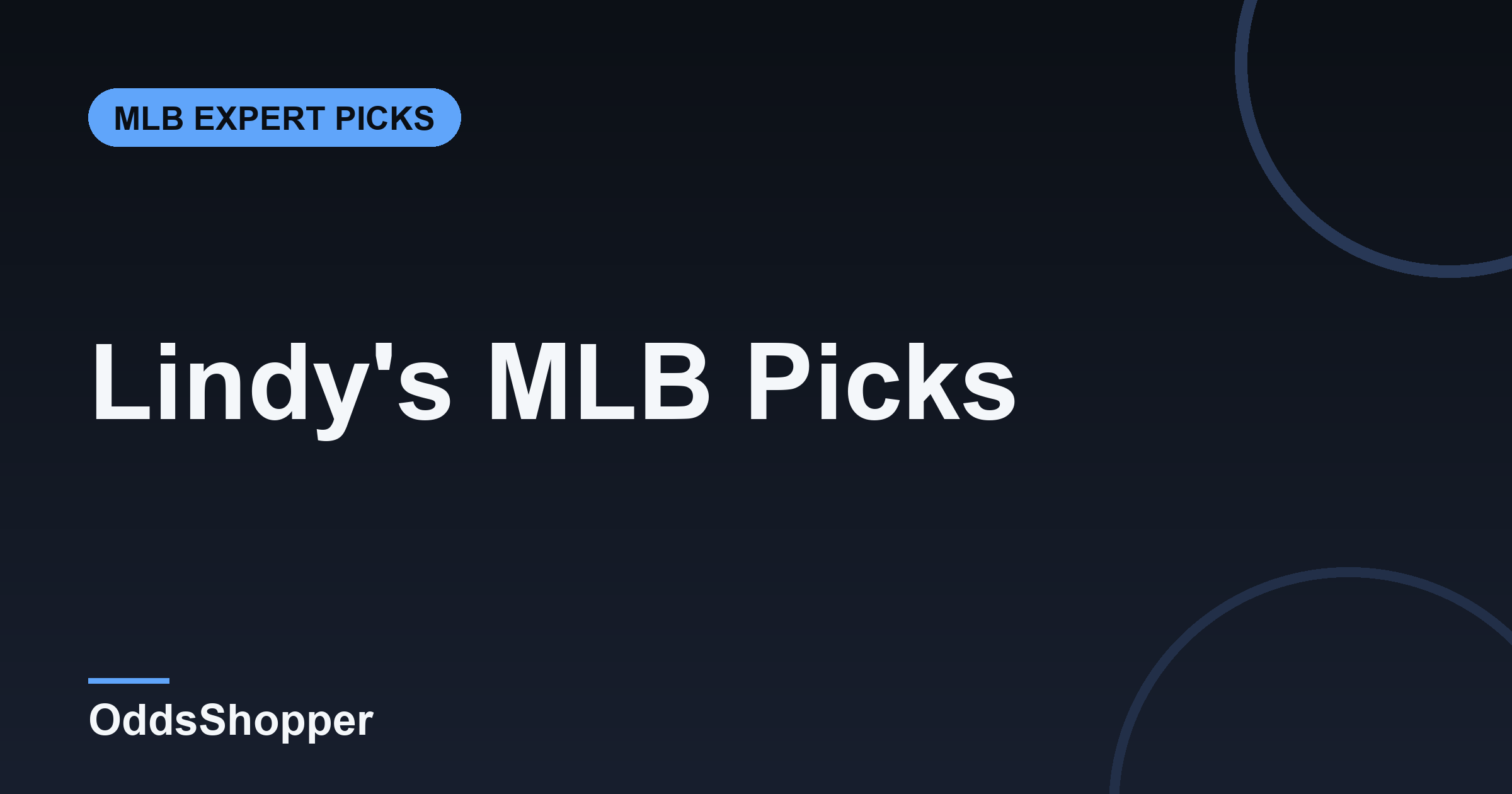 Lindy's MLB Picks Today: Best Bets For Thursday 7/9