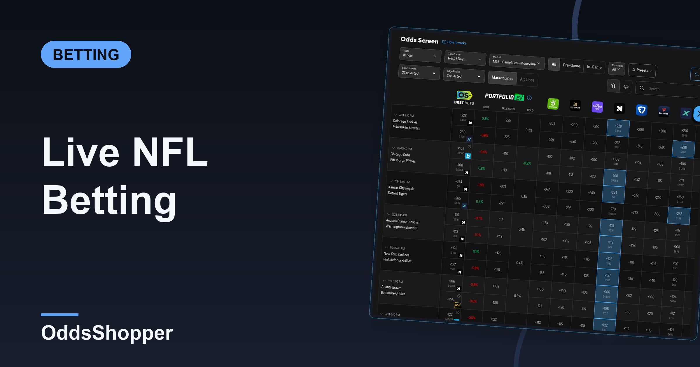 Live NFL Betting: How To Bet In-Game And Find Edges