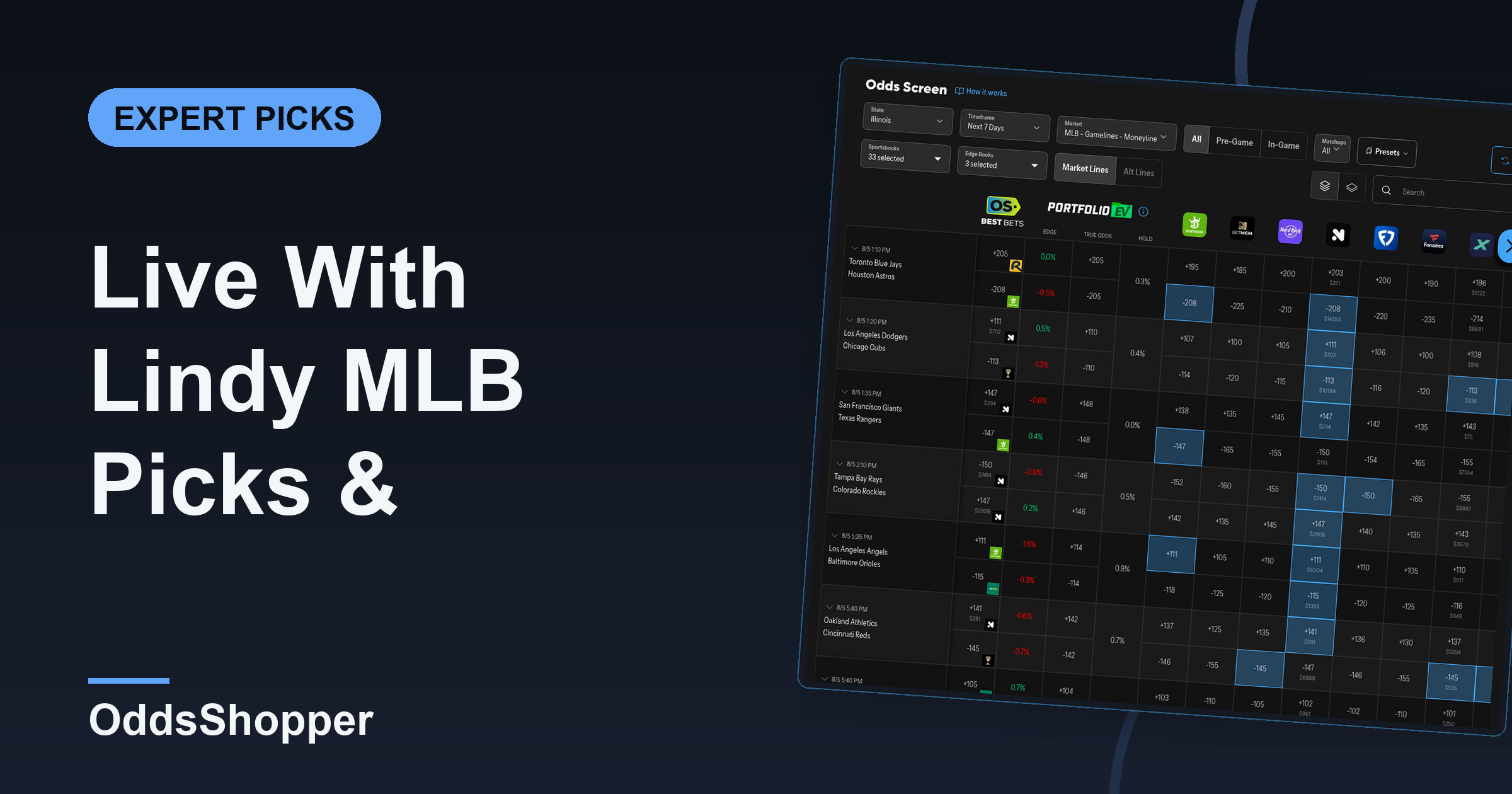 Live With Lindy MLB Picks & Research Recap (7/26)