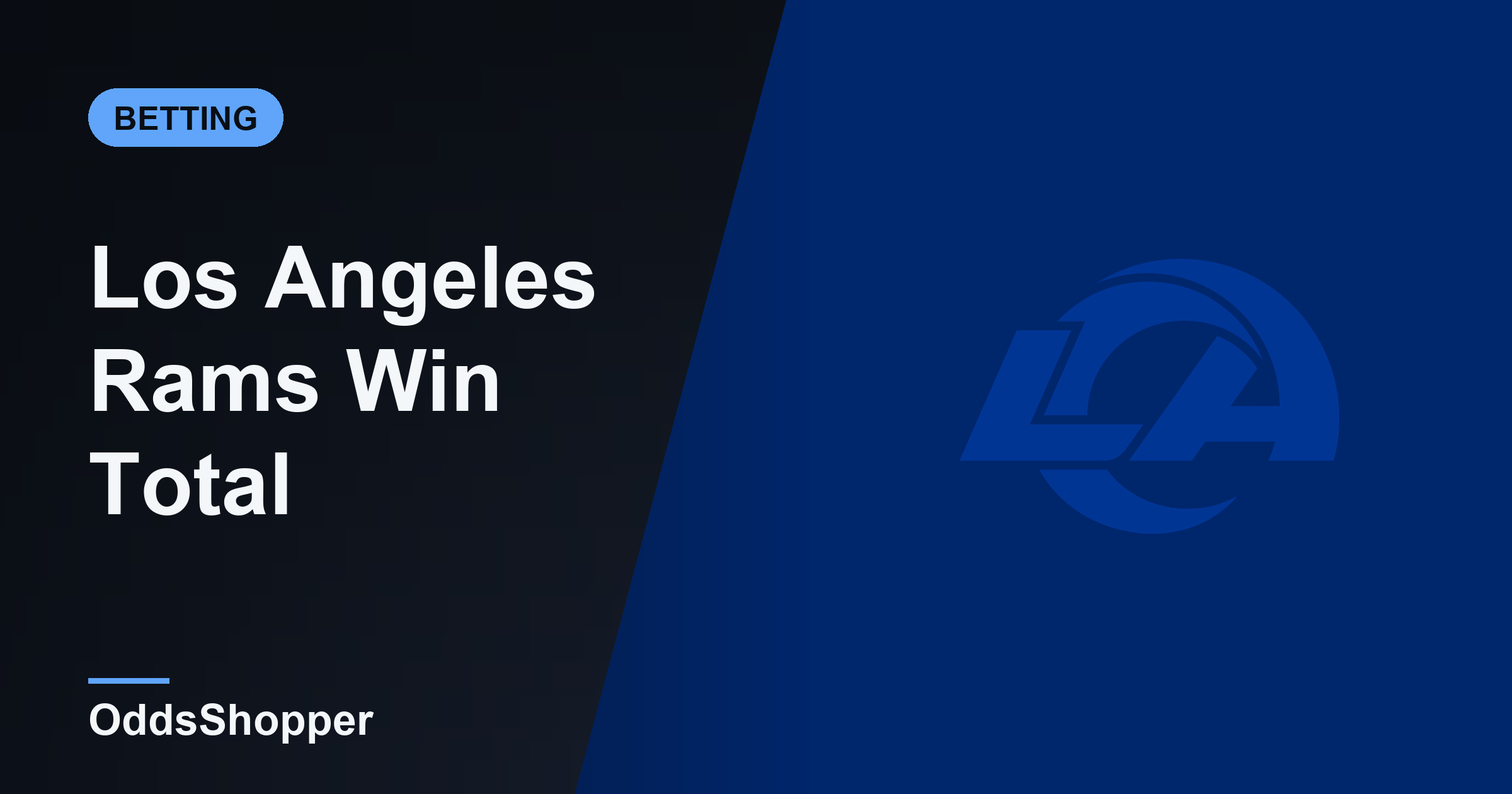 Los Angeles Rams Win Total 2026: Over/Under Wins & Odds