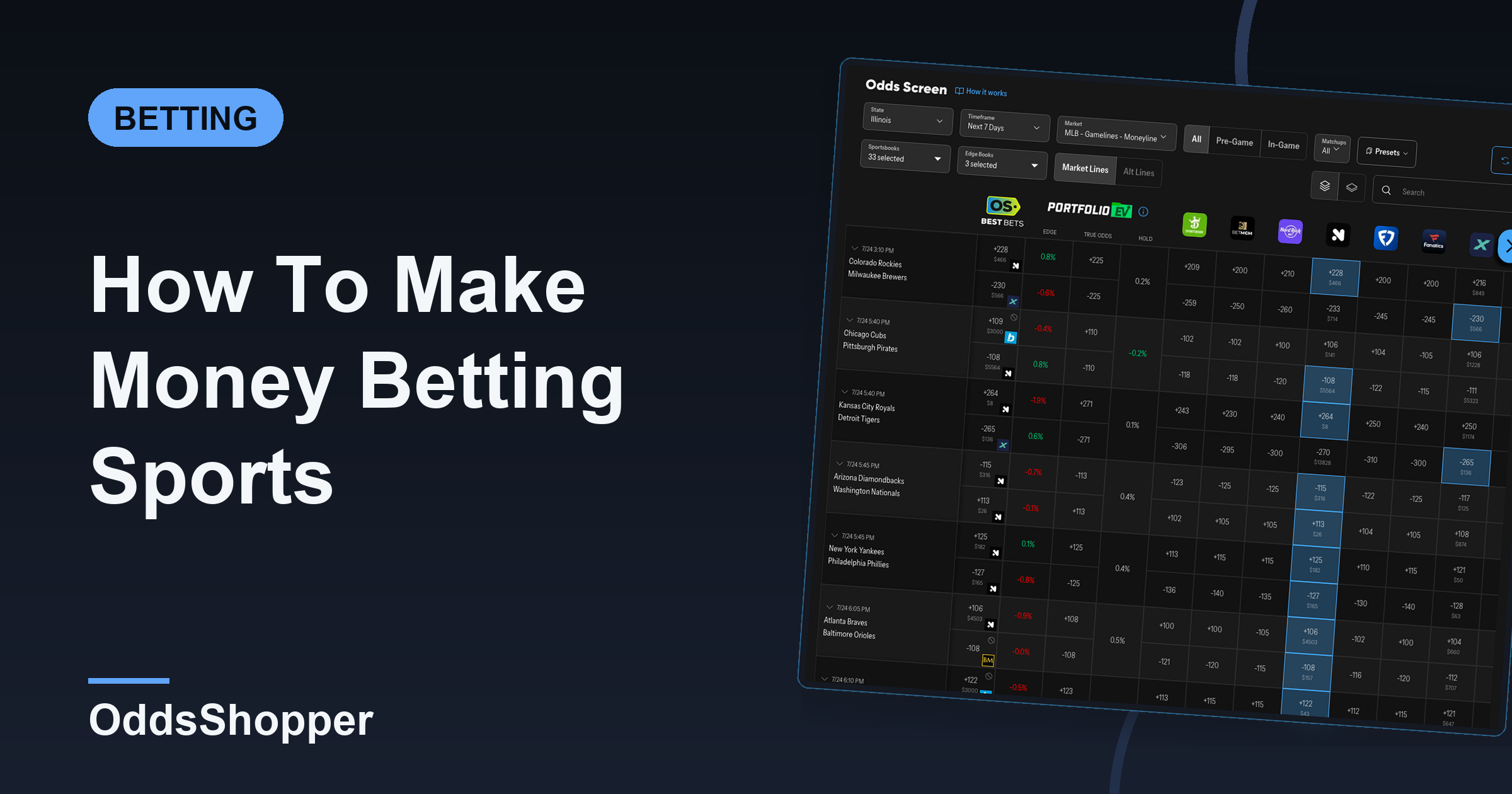 How To Make Money Betting Sports The Boring Way