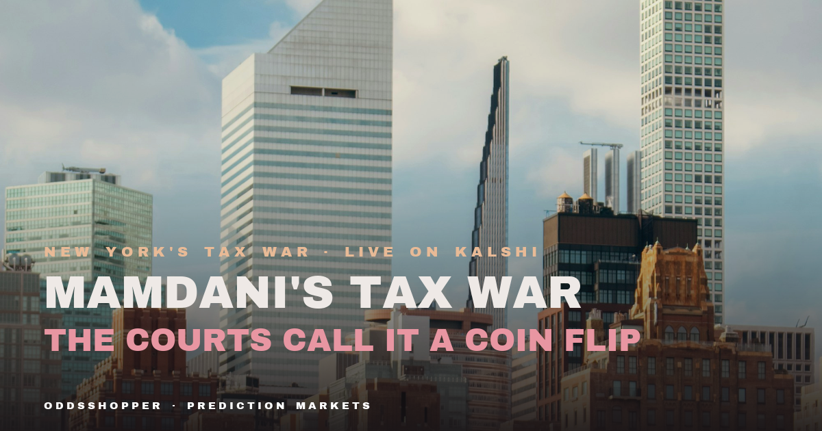 Mamdani Tax Odds: Trump, A Judge, And A Coin Flip
