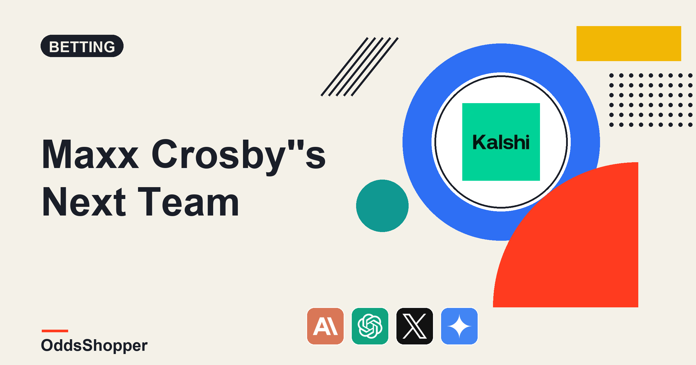Maxx Crosby''s Next Team: The AI Model Verdict Vs. The Kalshi Market - OddsShopper