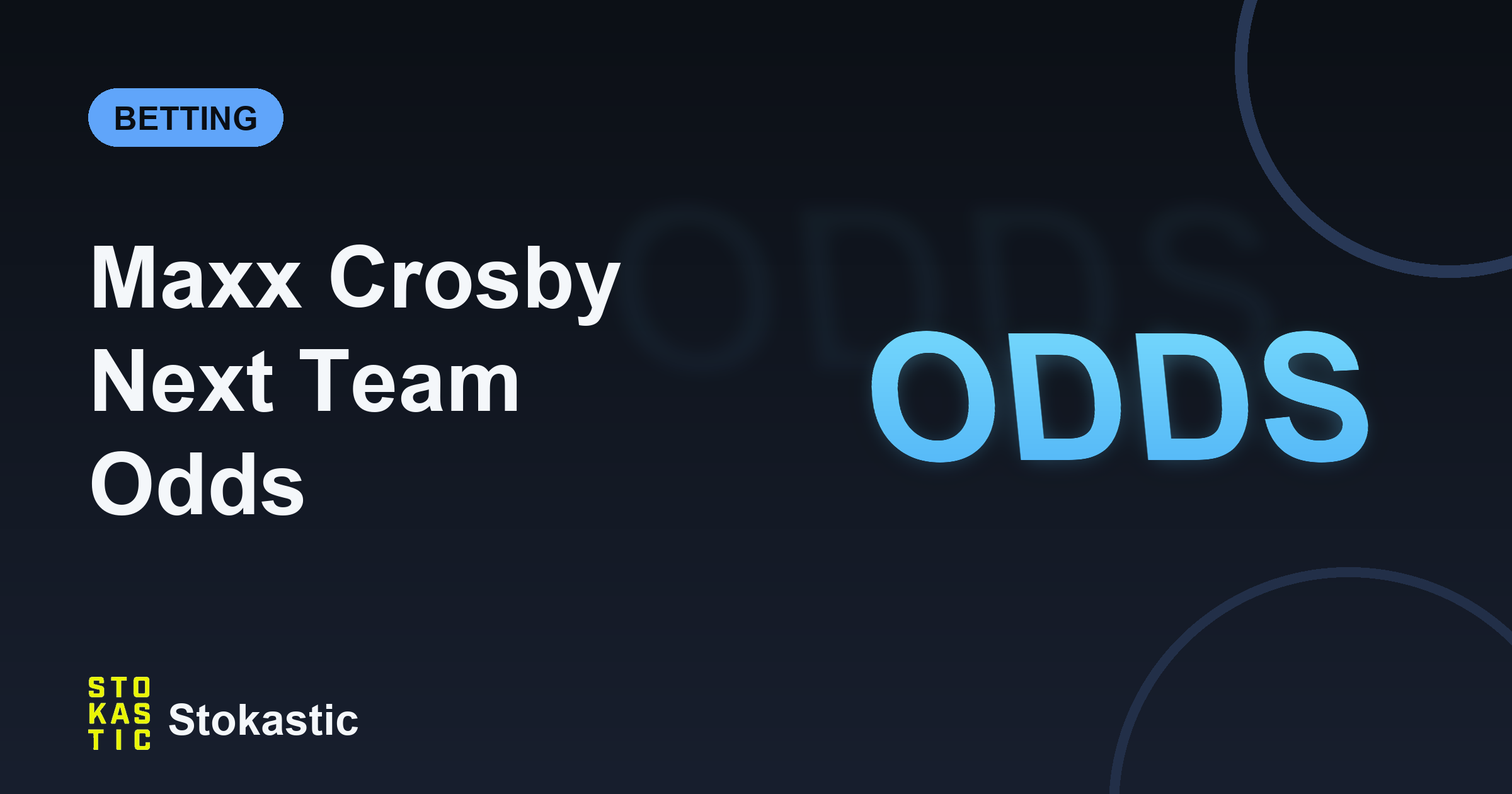 Maxx Crosby Next Team Odds: The Biggest Defensive Domino Of The Season