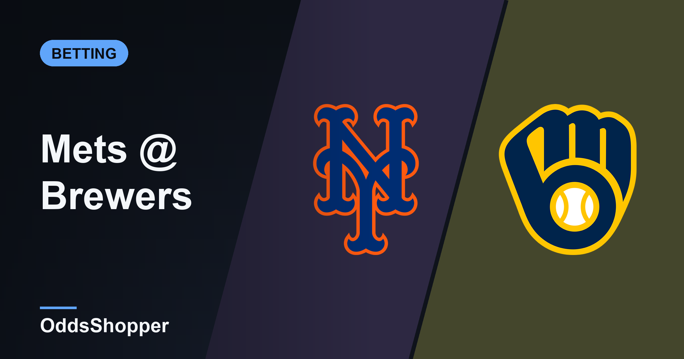 Mets vs Brewers Odds: Best Prices and +EV Edges