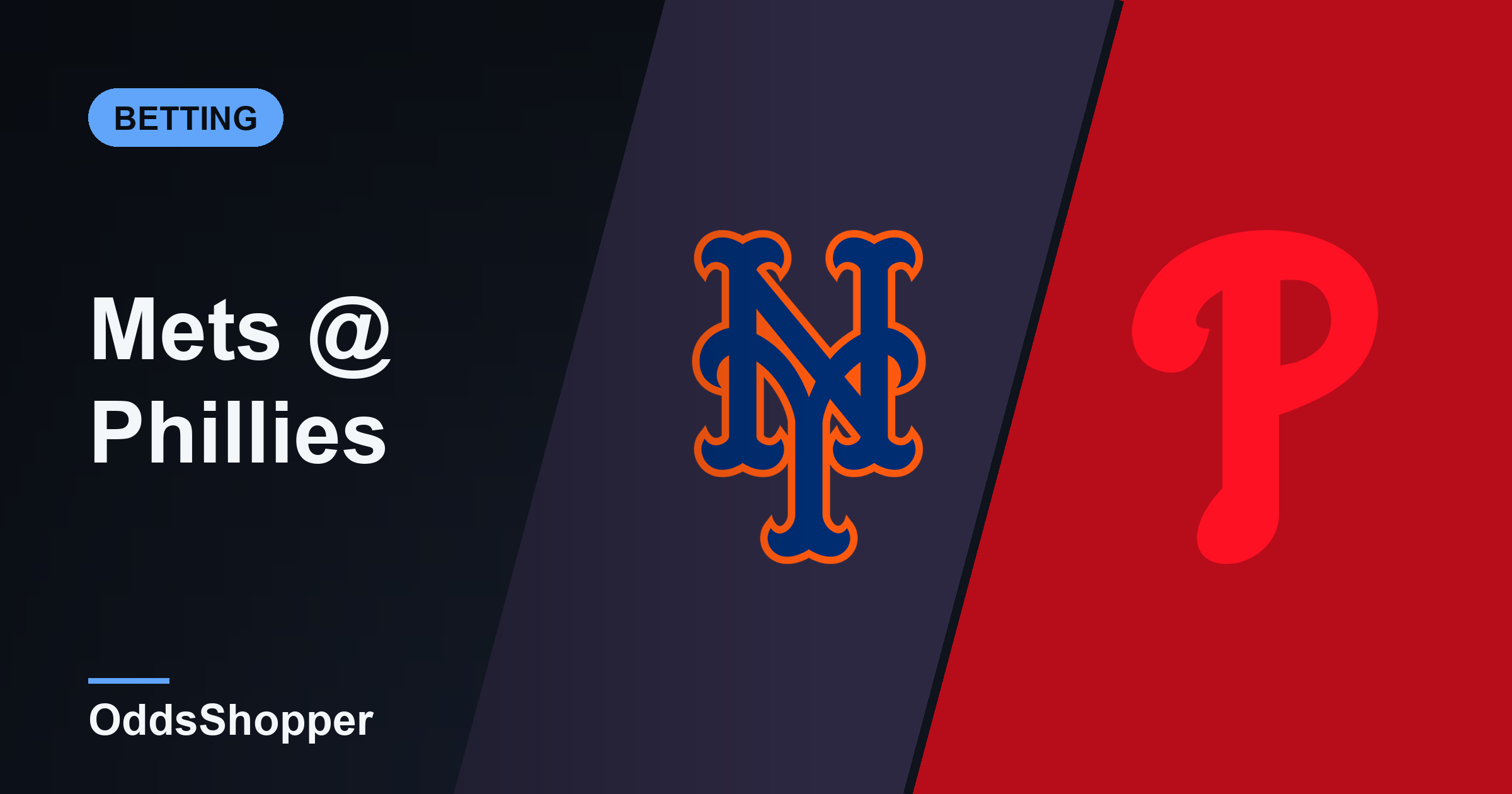 Mets vs Phillies Odds: Best Prices and +EV Edges