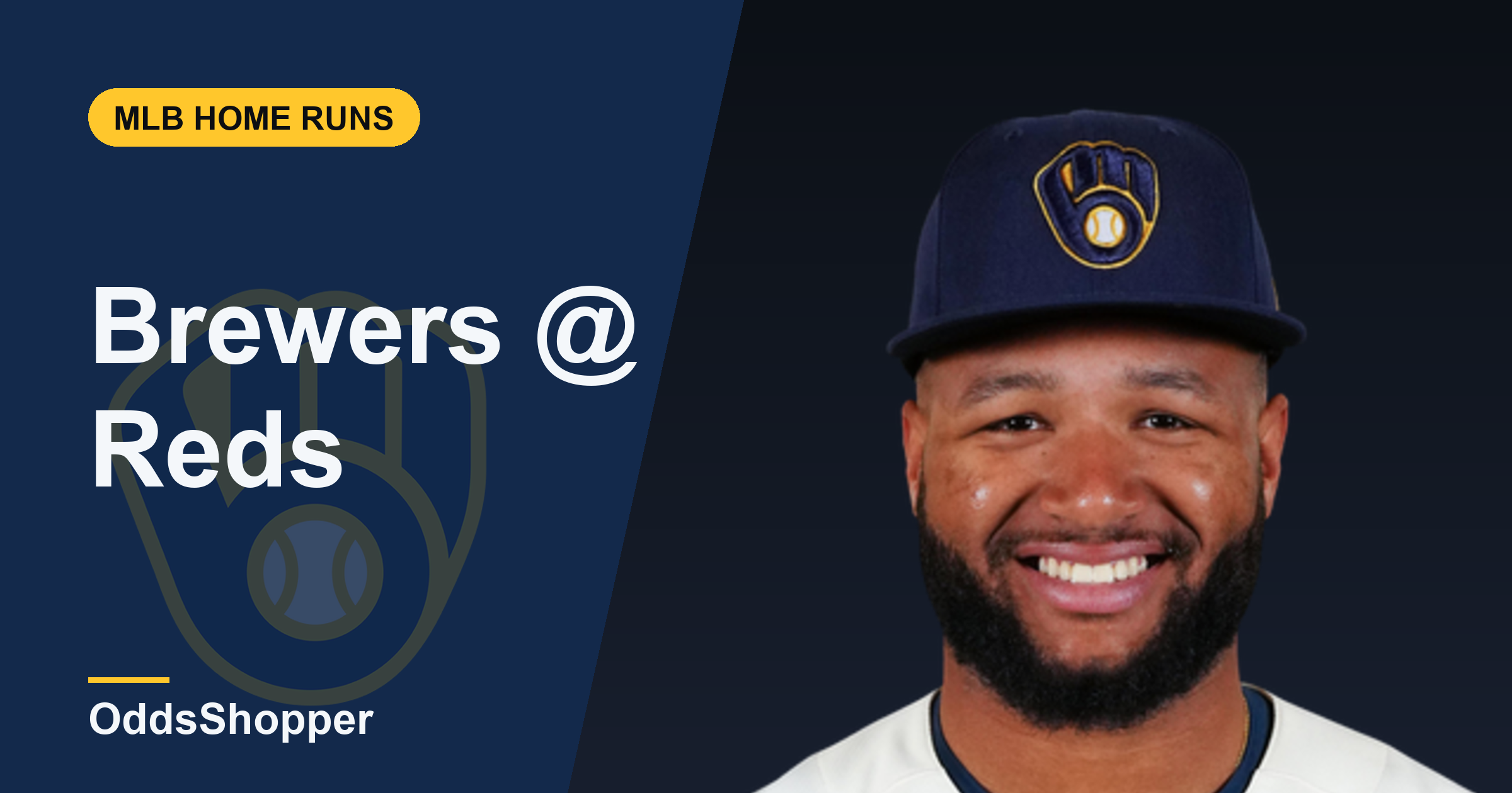 Brewers vs Reds Home Run Picks Today: Chourio +350 Leads