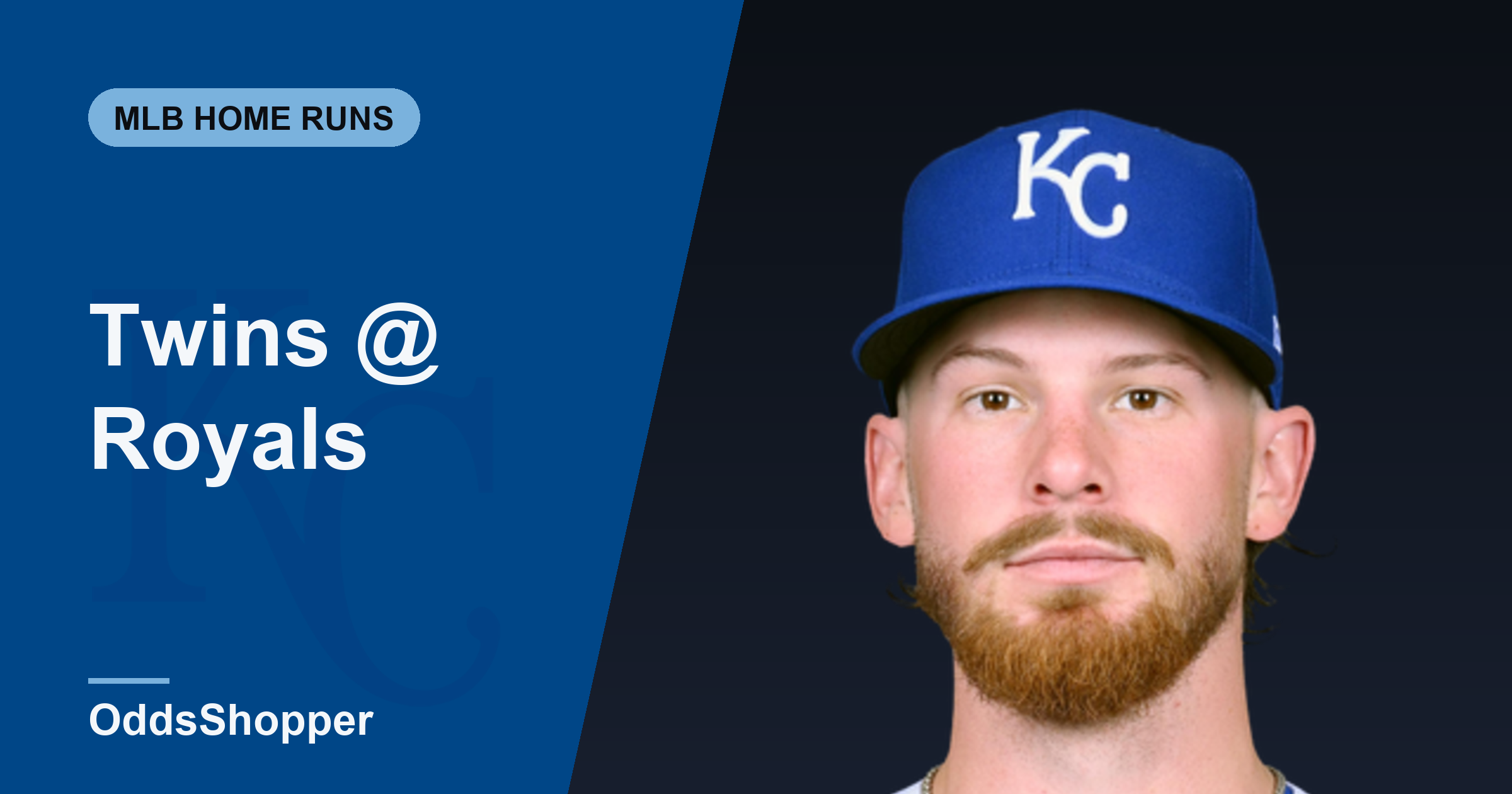Twins vs Royals HR Picks: Bobby Witt Jr. +425 (8/4)