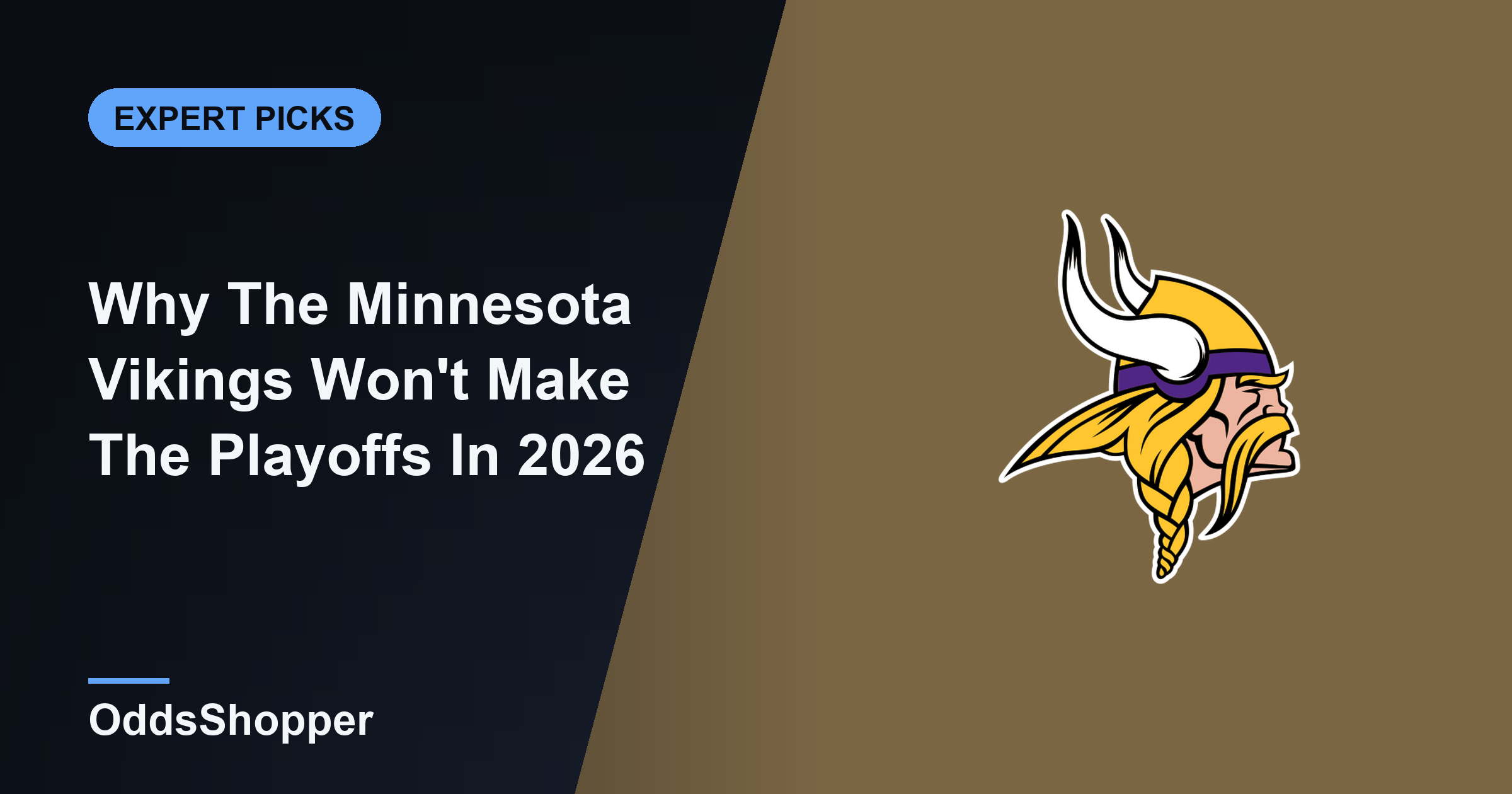 Why The Minnesota Vikings Won't Make The Playoffs In 2026