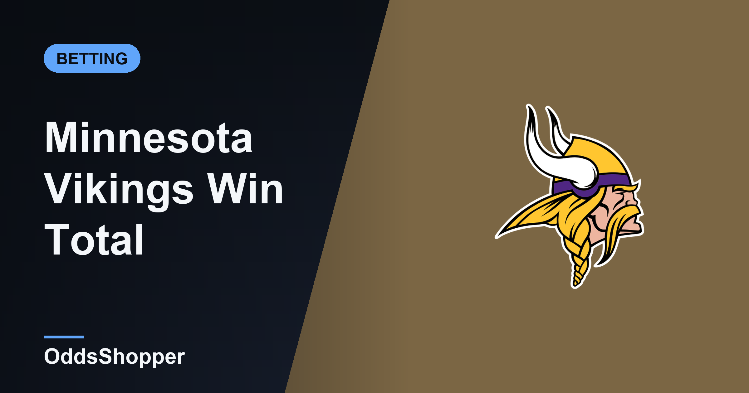 Minnesota Vikings Win Total 2026: Over/Under Wins & Odds
