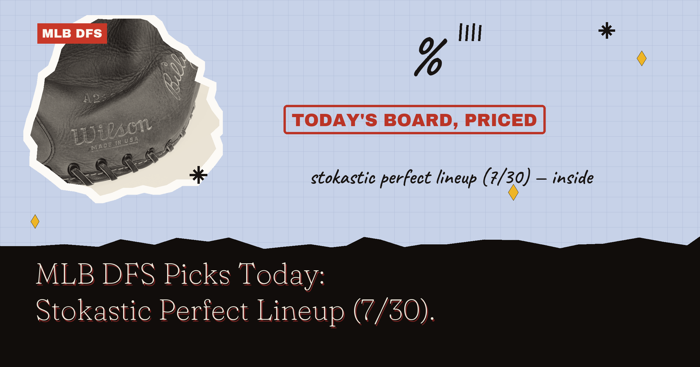 MLB DFS Picks Today: Stokastic Perfect Lineup (7/30)
