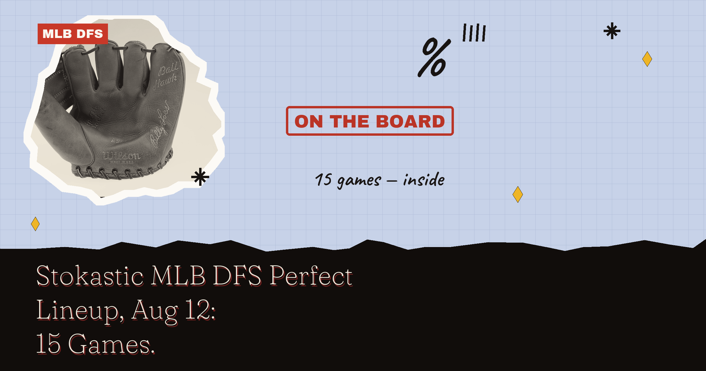 Stokastic MLB DFS Perfect Lineup, Aug 12: 15 Games