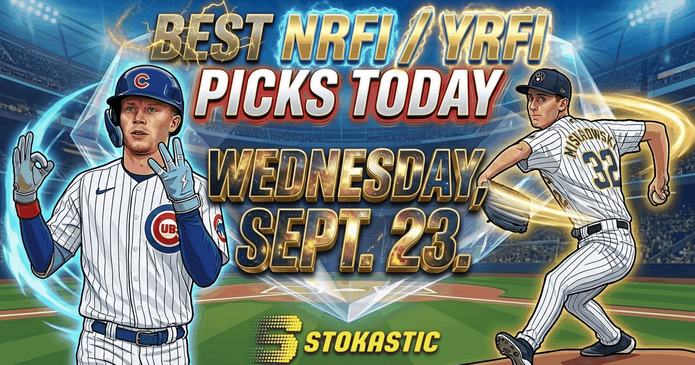 MLB NRFI & YRFI Picks: Lugo's 10 Runs In The 1st (Sept. 23)