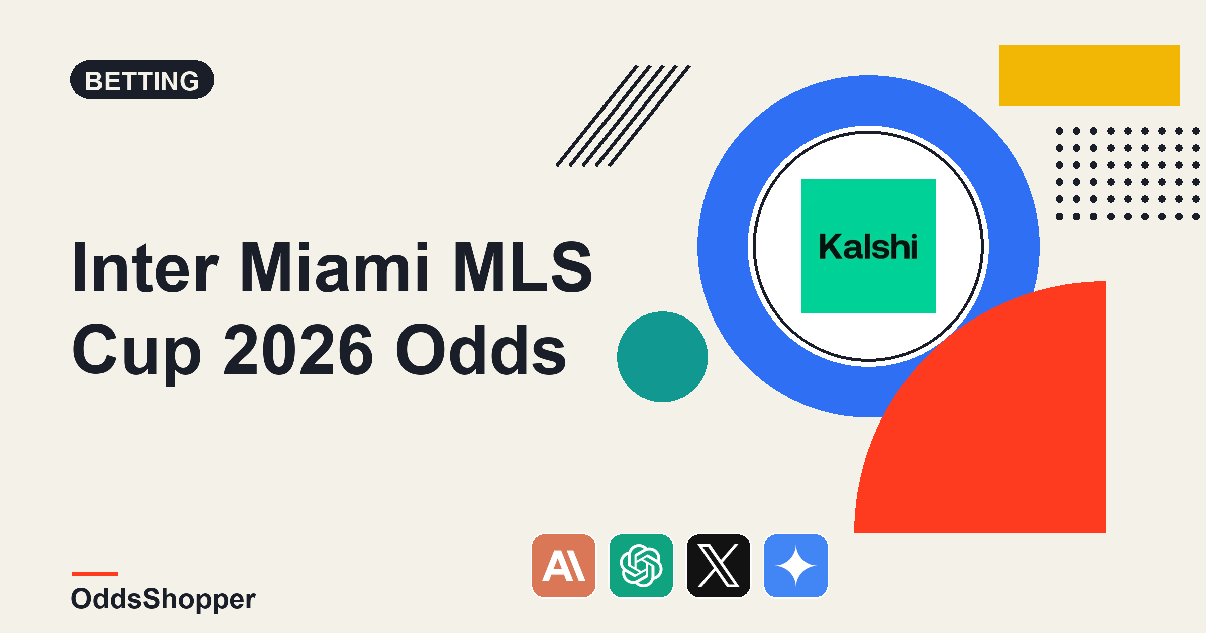 Inter Miami Vs LAFC, Nashville SC: MLS Cup 2026 Odds