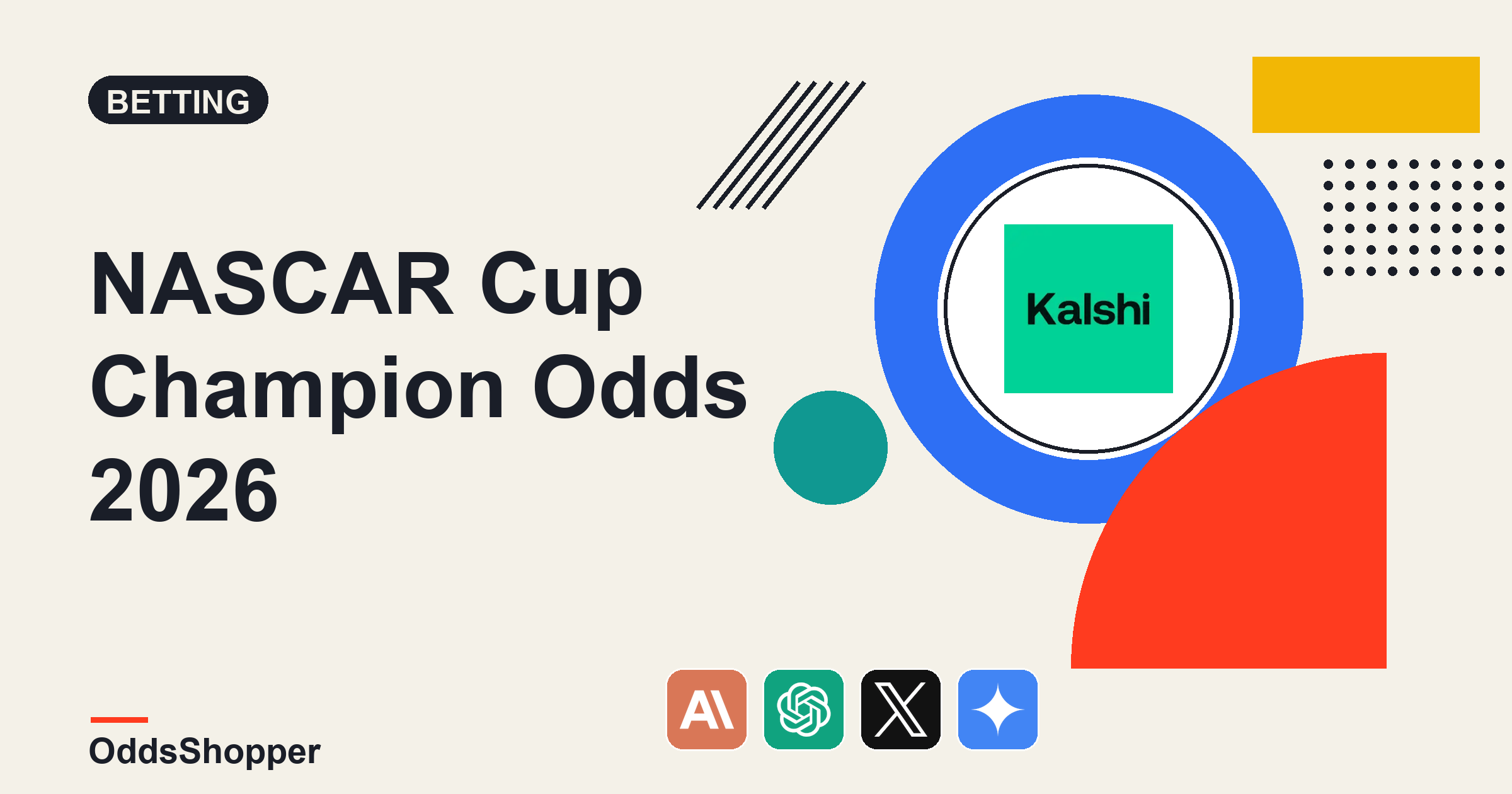 NASCAR Cup Champion Odds 2026: The AI Model Verdict Vs. Kalshi