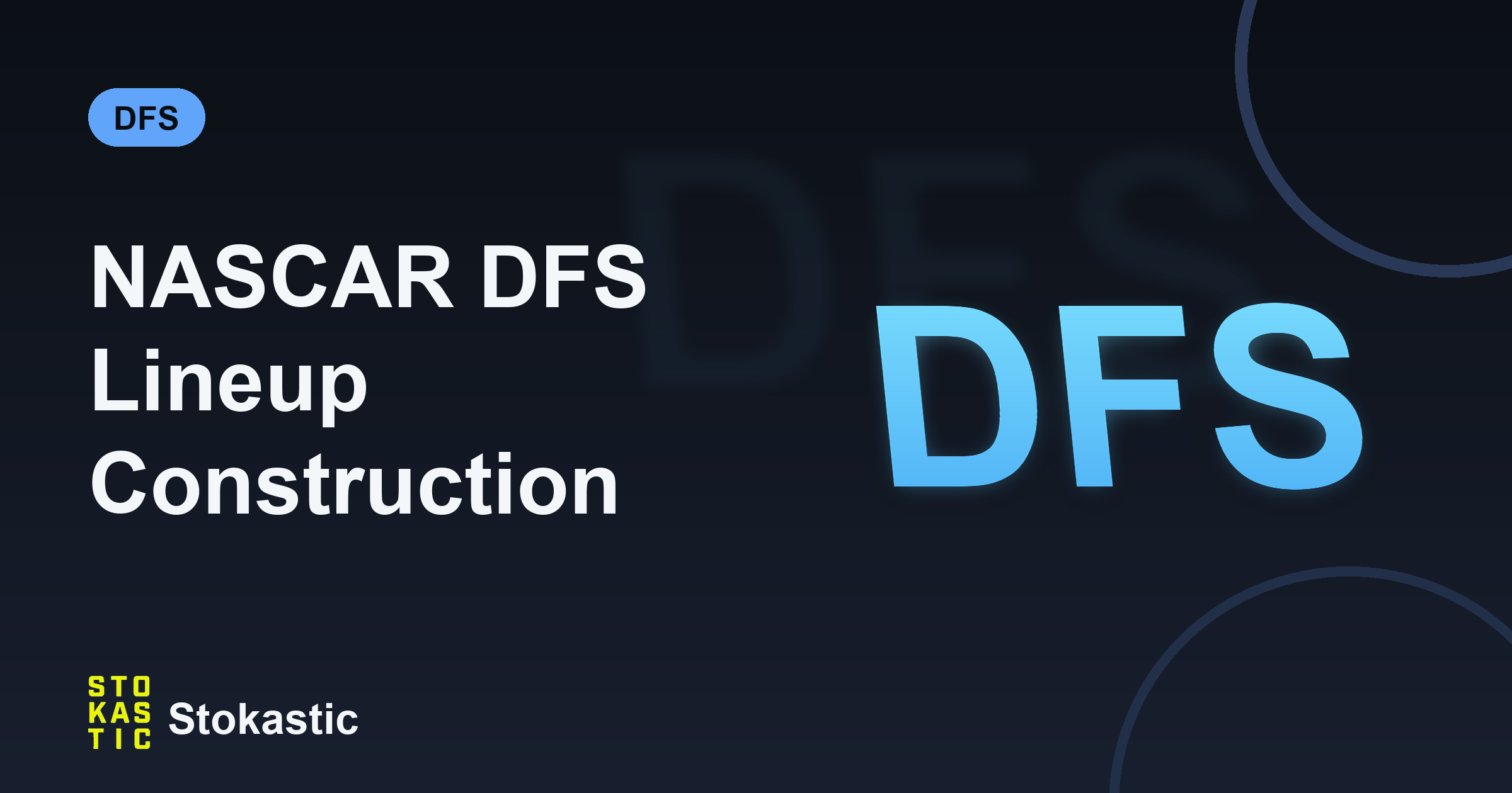 NASCAR DFS Lineup Construction: Dominators vs. Punts