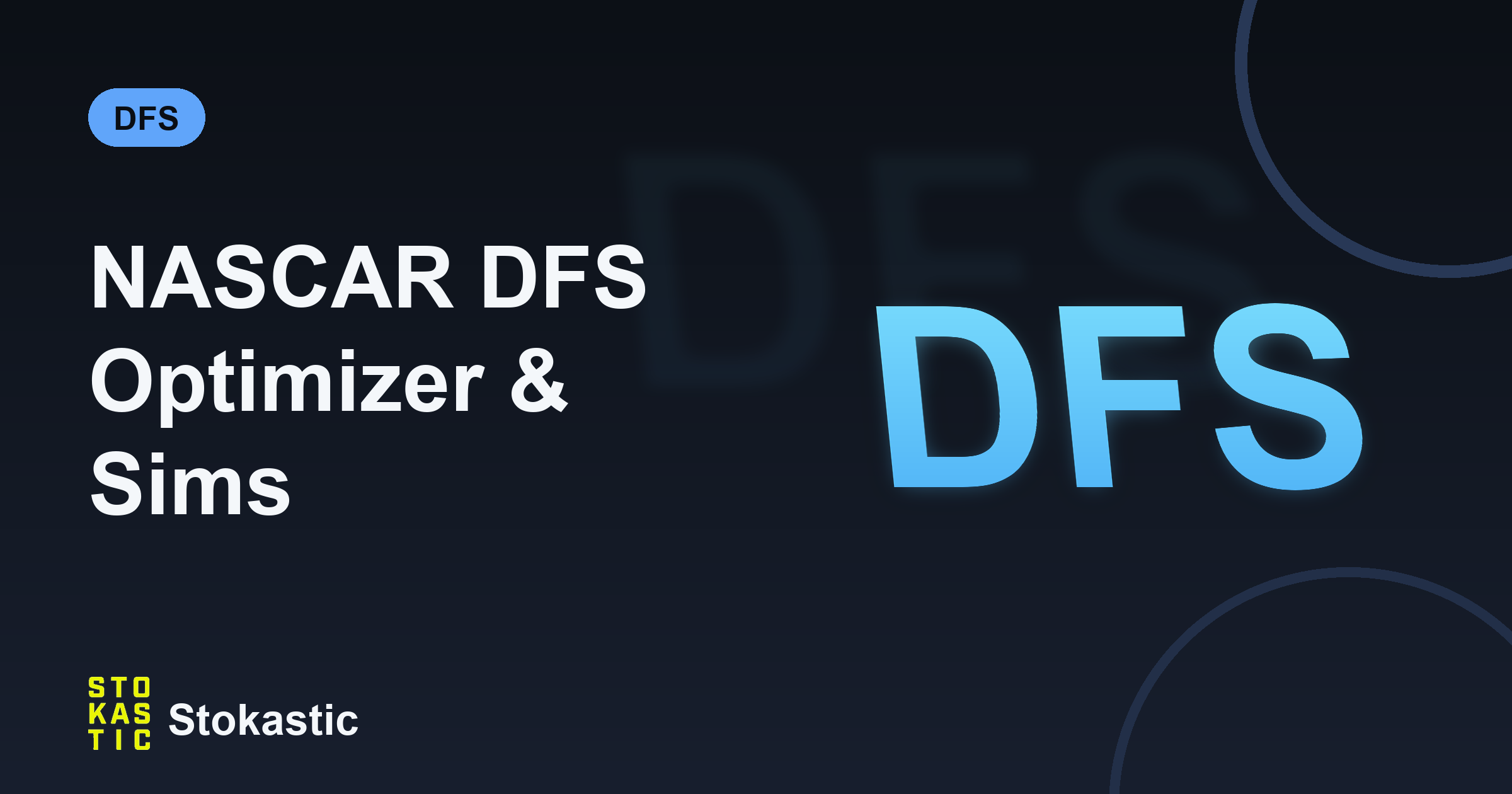 NASCAR DFS Optimizer & Sims: The Smarter Build
