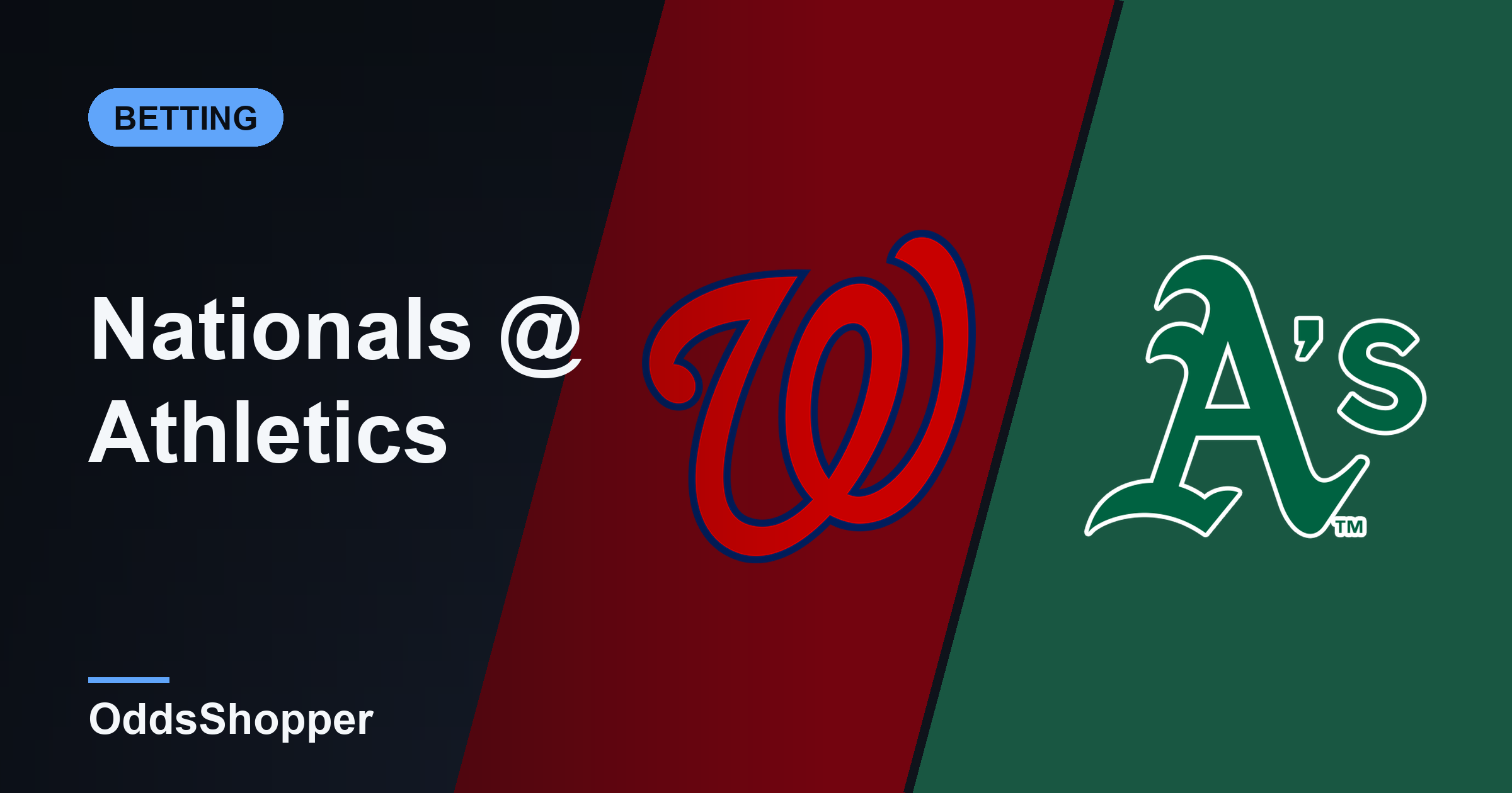 Nationals Vs Athletics Odds: Best Prices And +EV Edges