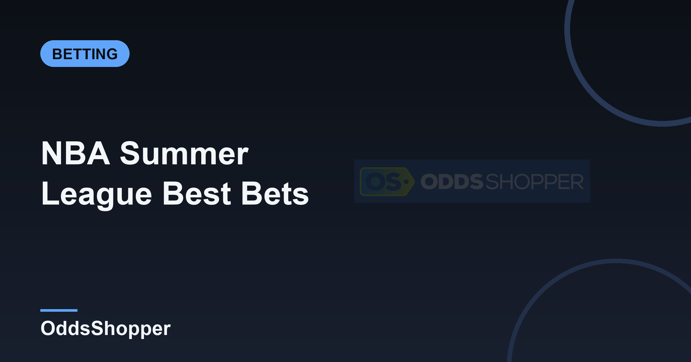 NBA Summer League Best Bets Today: July 13 Picks