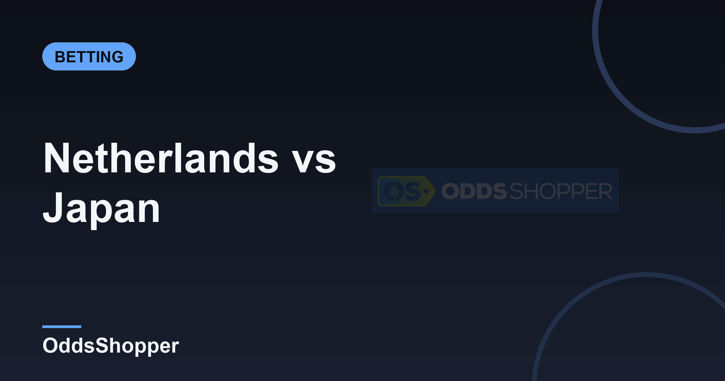 Netherlands vs Japan: World Cup 2026 Odds & Prediction
