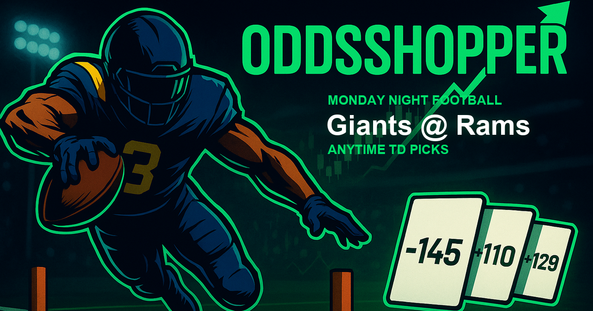 New York Giants @ Los Angeles Rams Anytime TD Scorer Picks (9/21)